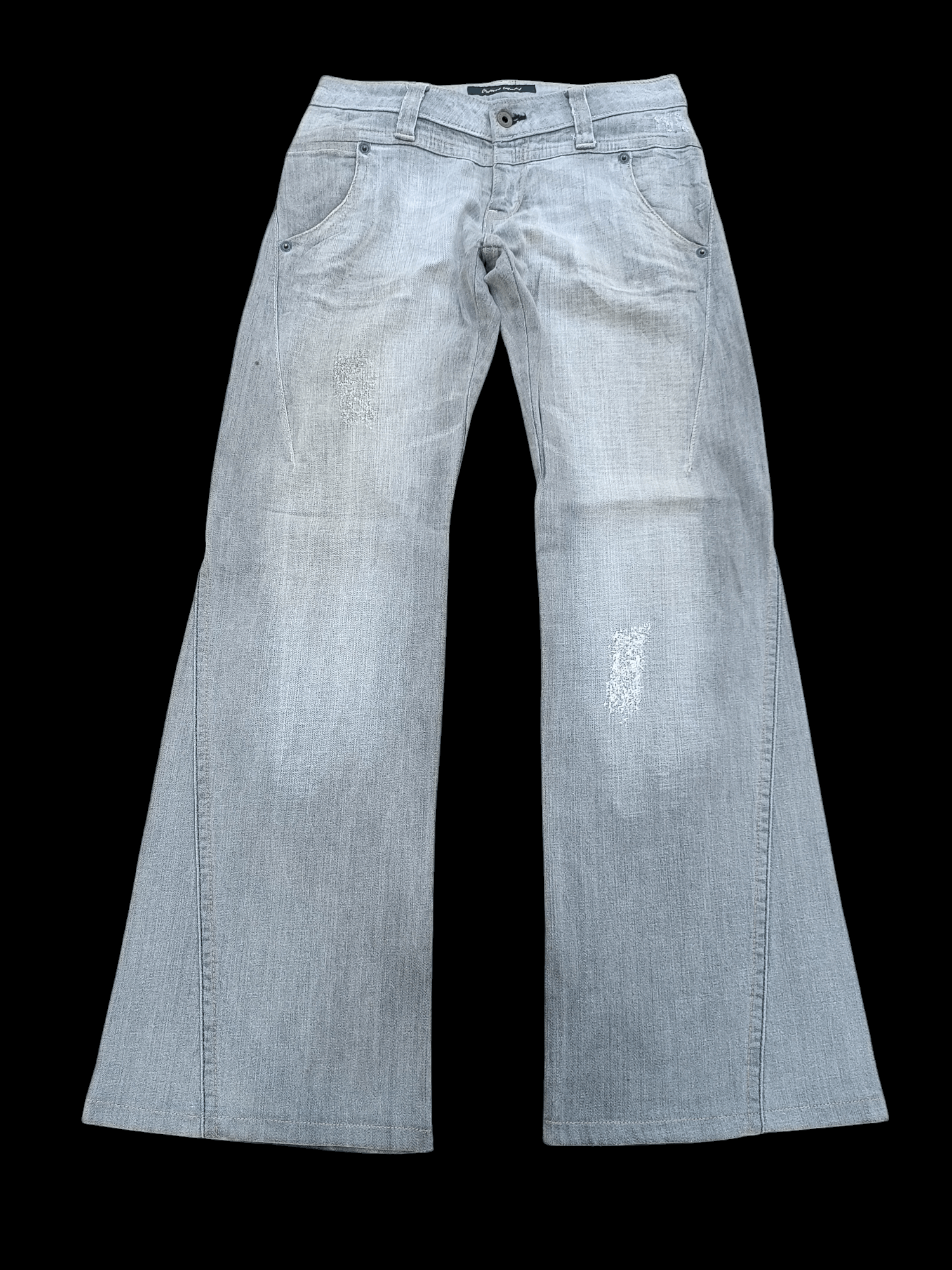 If Six Was Nine × Japanese Brand × Tornado Mart Vintage Camel Road Distressed Flare Jeans Size US 30 / EU 46 - 4 Thumbnail