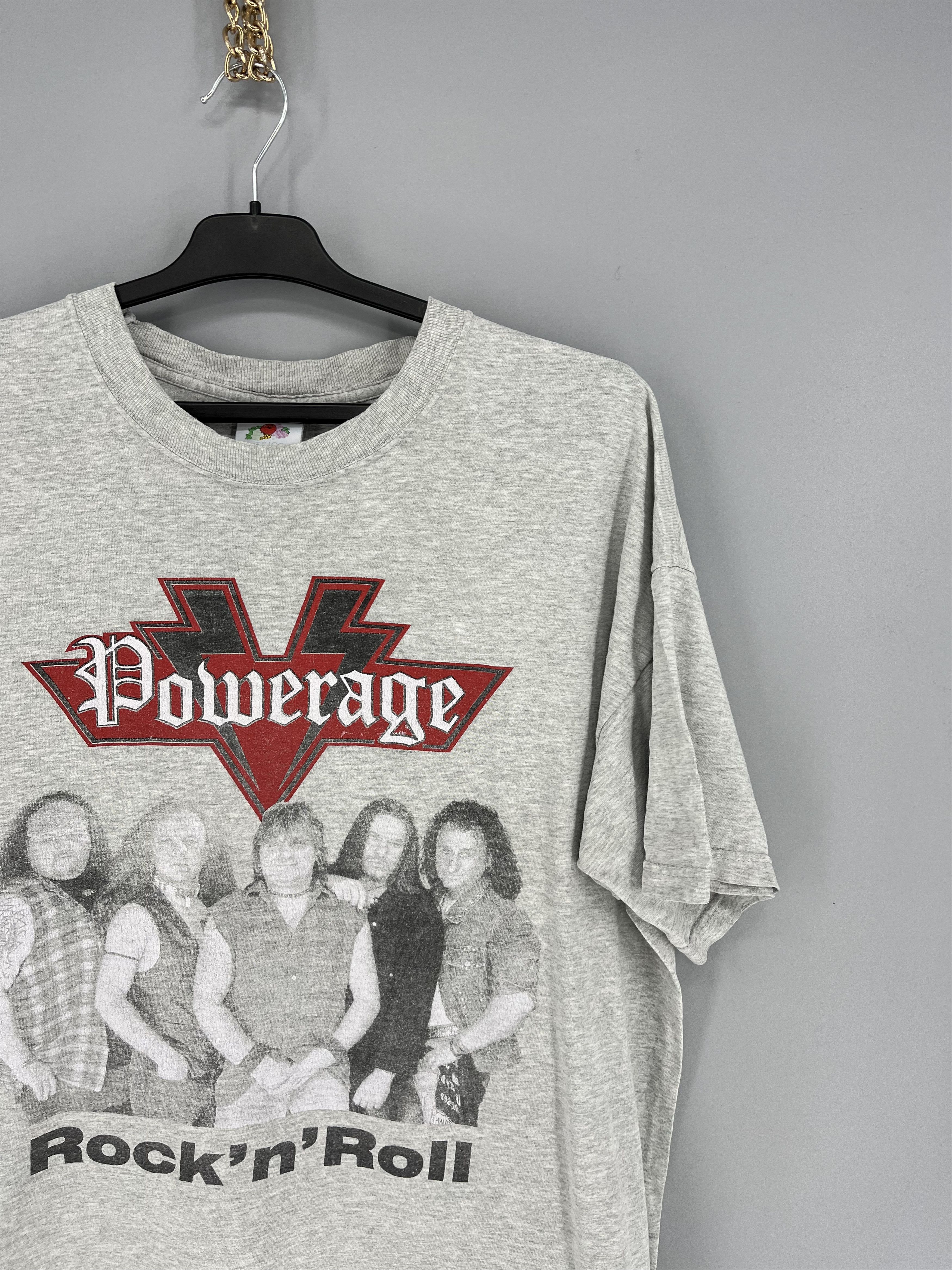 Band Tees Vintage 90s AC/DC Powerage Tshirt Big Logo Band Tee Size US XL / EU 56 / 4 - 5 Thumbnail