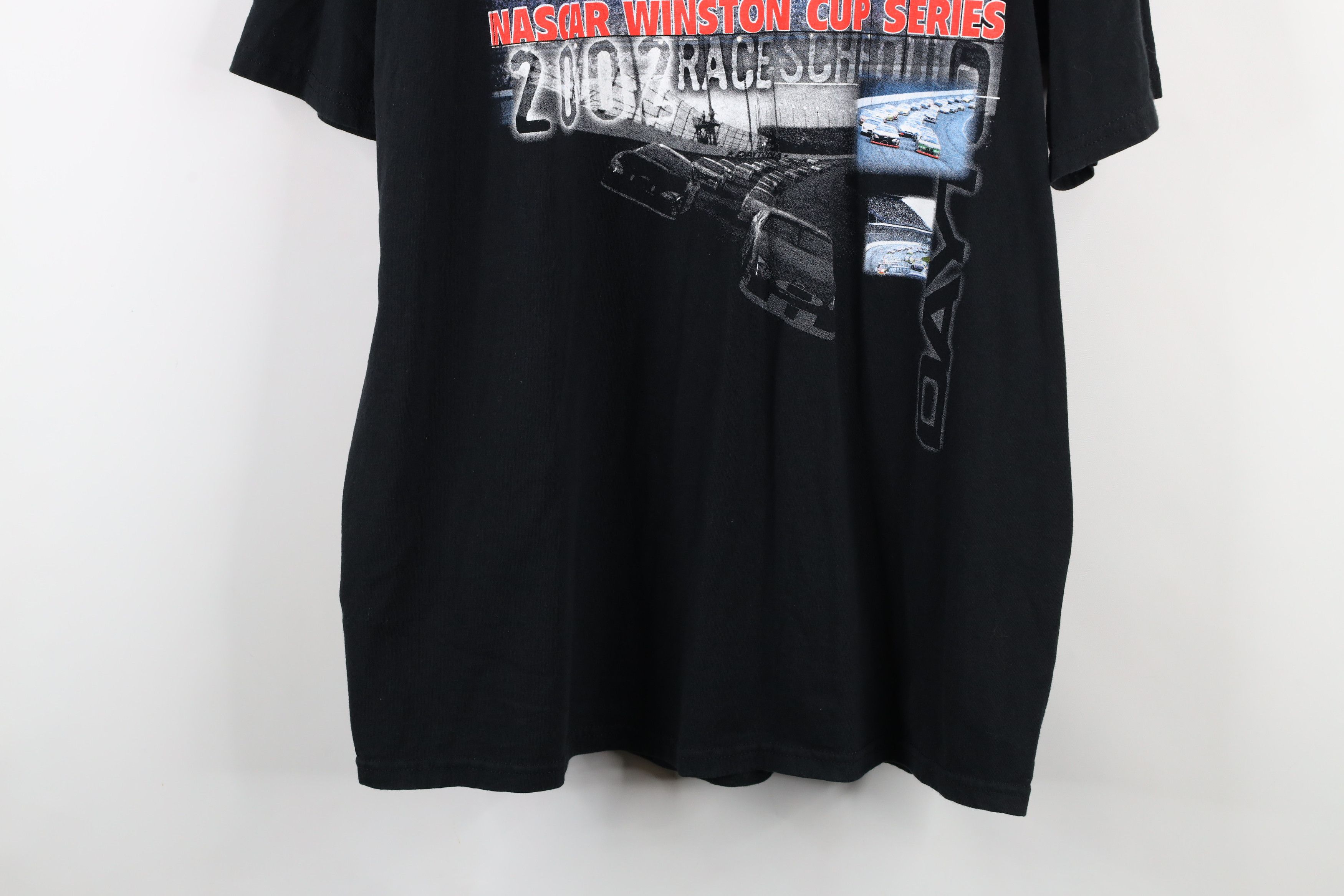 Vintage Vintage Y2K 2002 NASACAR Print Daytona 500 T-Shirt Black Size US L / EU 52-54 / 3 - 3 Thumbnail