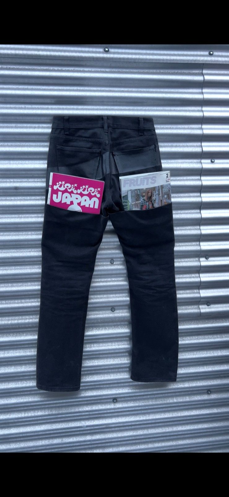 Helmut Lang Helmut Lang Rubber Paint Stripe holster Jeans Size US 30 / EU 46 - 3 Thumbnail