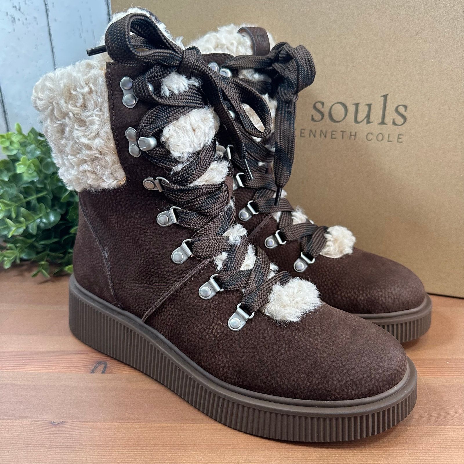 Gentle Souls Gentle Souls by Kenneth Cole Behann Alpine Lace-up Boots Size US 6 / IT 36 - 2 Thumbnail
