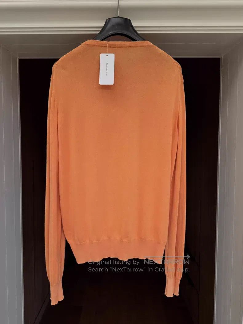 Helmut Lang Helmut Lang 1998 Retro Orange Knit Top Size US S / EU 44-46 / 1 - 5 Thumbnail