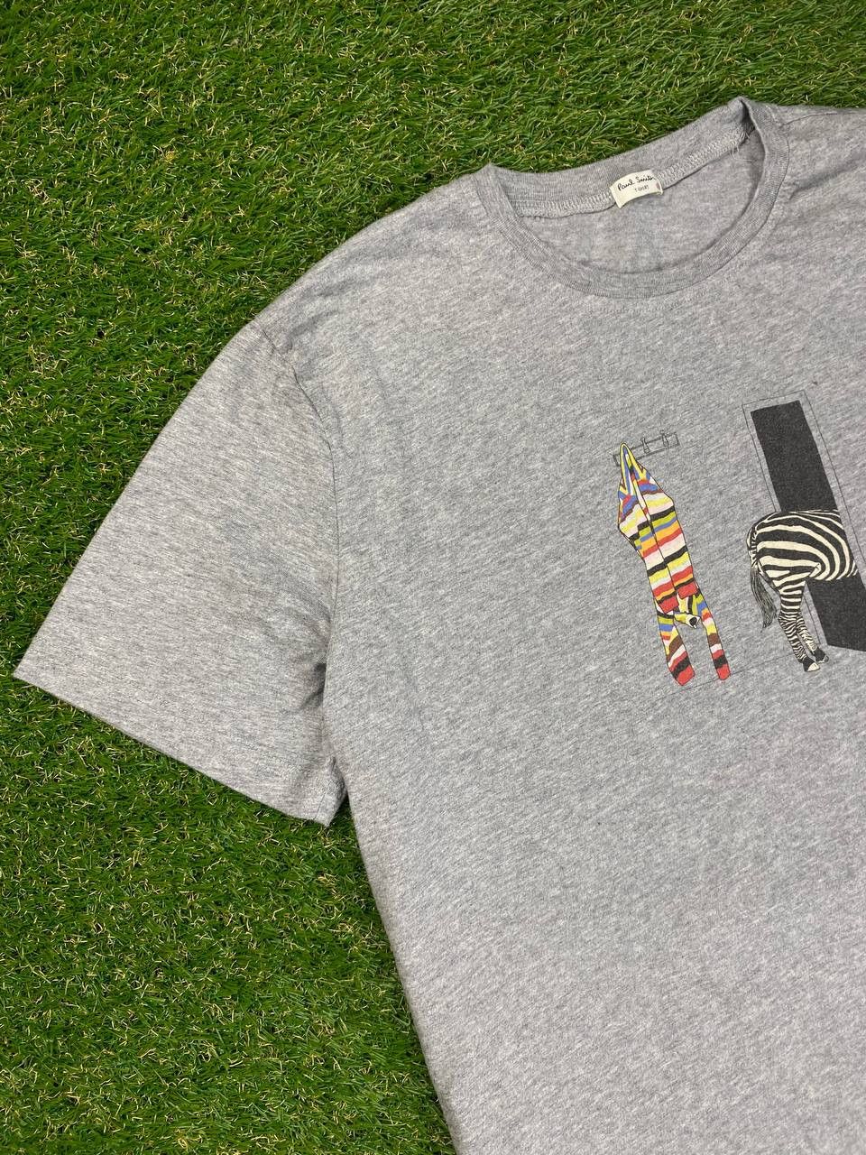 Designer × Paul Smith Paul Smith "Undressed Zebra" Printed Graphic Tee Size US L / EU 52-54 / 3 - 2 Thumbnail