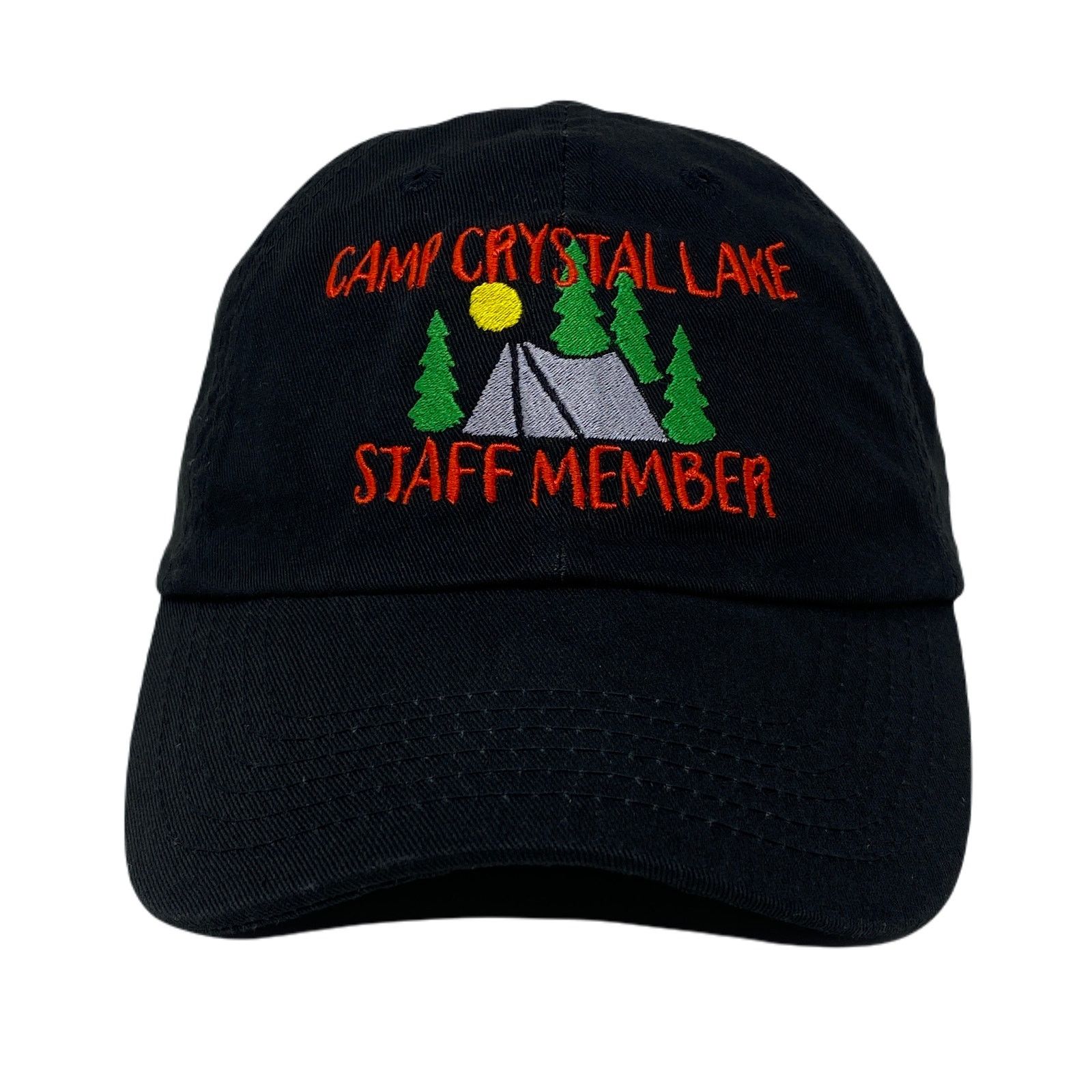 Other Halloween Hockey Mask Camp Lake Staff Member Dad Hat Size ONE SIZE - 5 Thumbnail