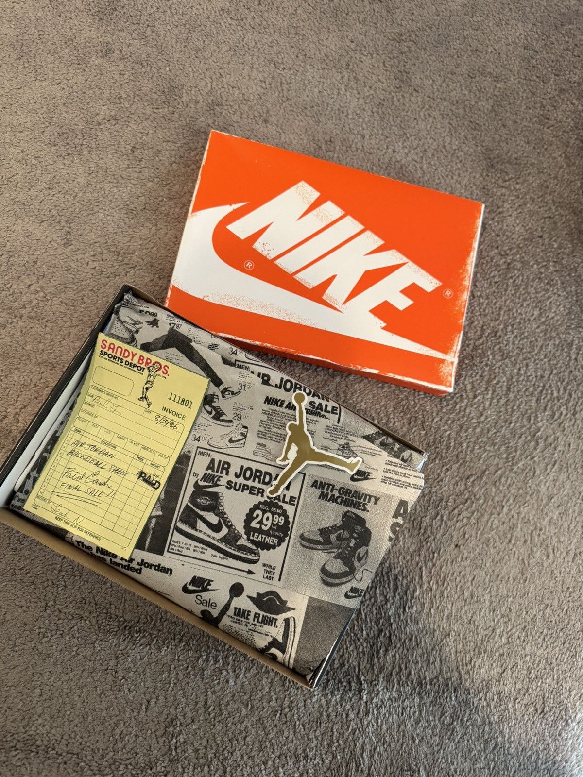 Jordan Brand JORDAN 1 RETRO HIGH LOST AND FOUND SIZE 7Y Size US 7 / EU 40 - 9 Thumbnail