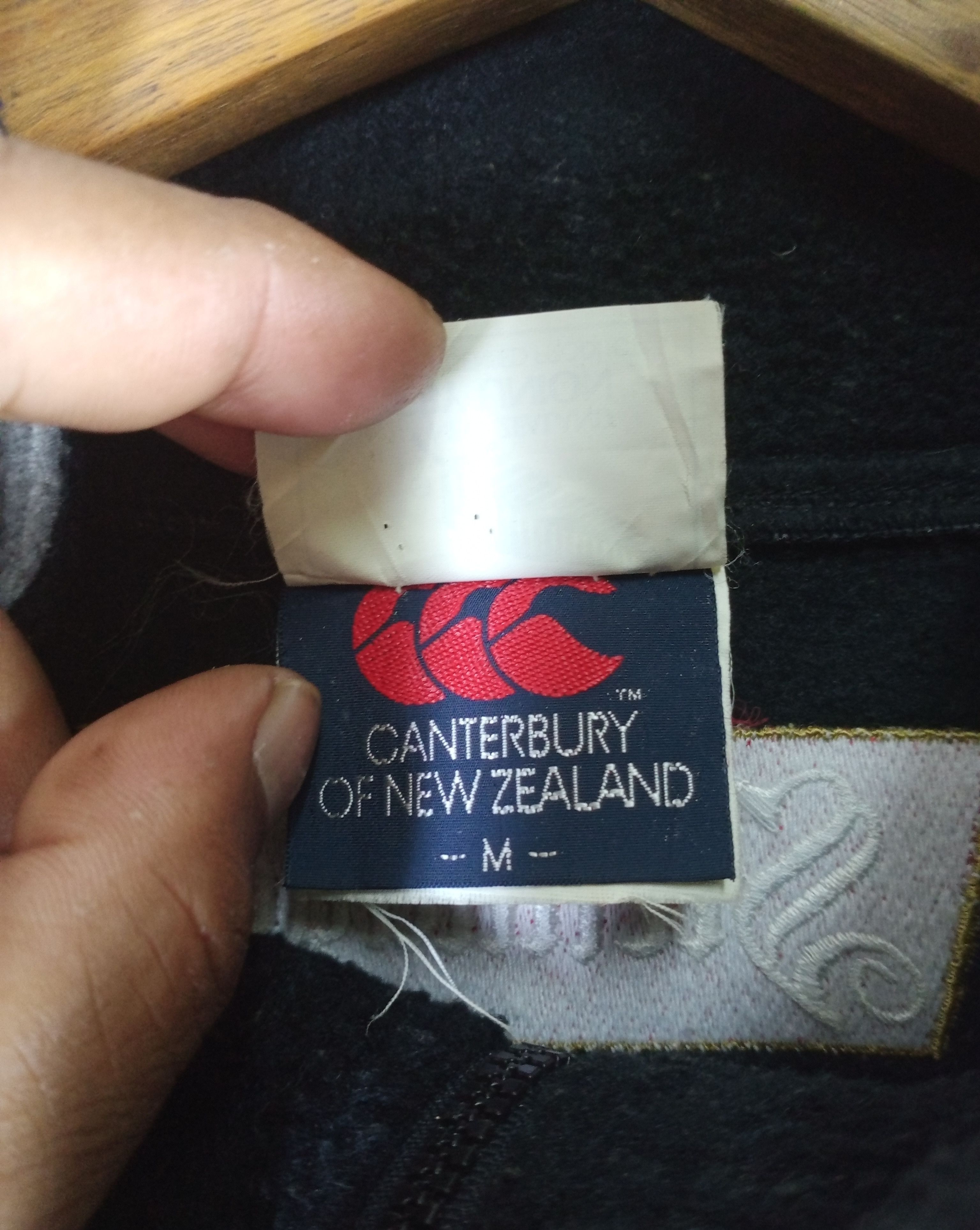Canterbury of New Zealand Vintage Canterbury Steinlager All Black Half Zipper Fleece Size US M / EU 48-50 / 2 - 8 Thumbnail