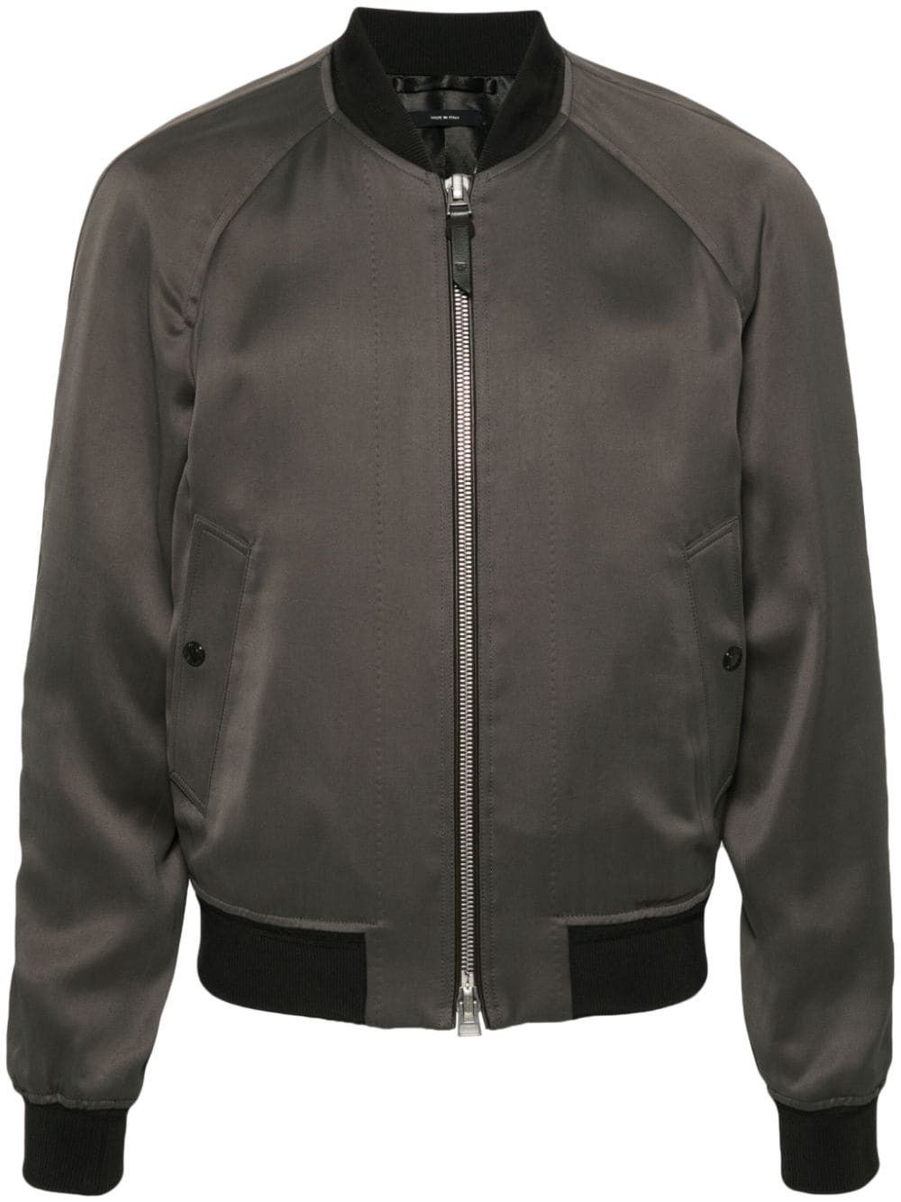 Tom Ford o1y0425 Bomber Jacket in Chocolate Brown Size US M / EU 48-50 / 2 - 1 Thumbnail