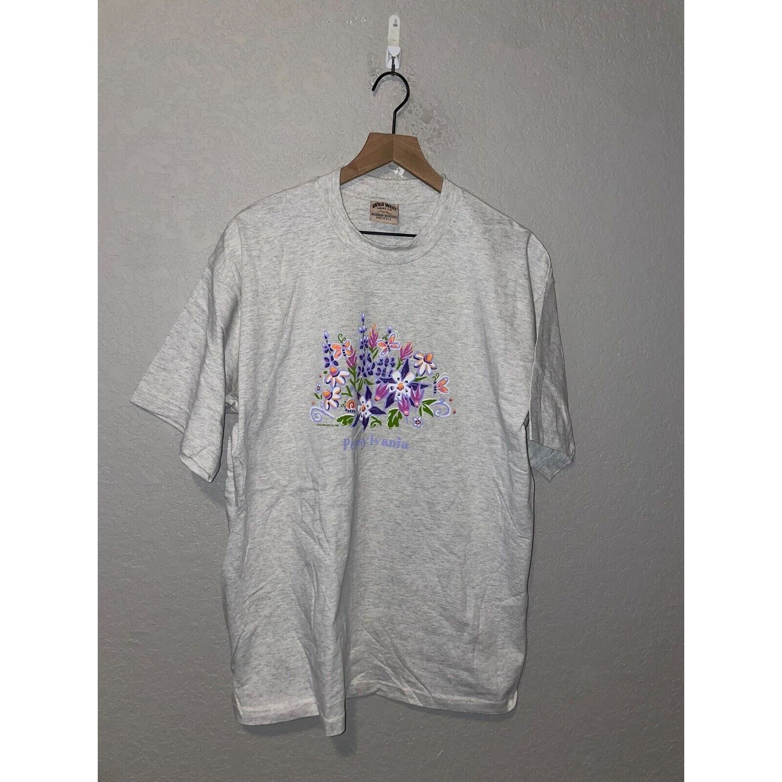 Vintage Vintage Pennsylvania Wildflower Shirt Tee Flower VTG 90s XL Size US XL / EU 56 / 4 - 1 Thumbnail