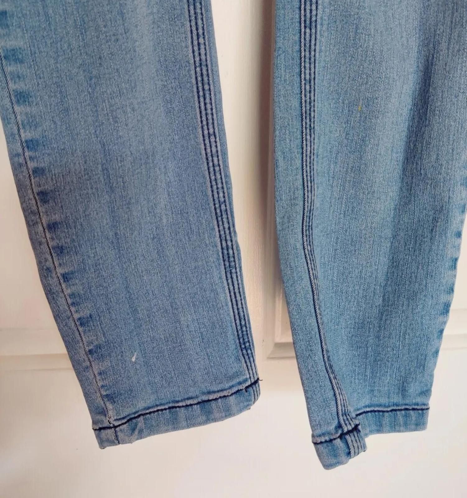 Free People Free People men's Jeans 27 Skinny Jean Mid Rise Light Blue R Size 27" / US 4 / IT 40 - 4 Thumbnail