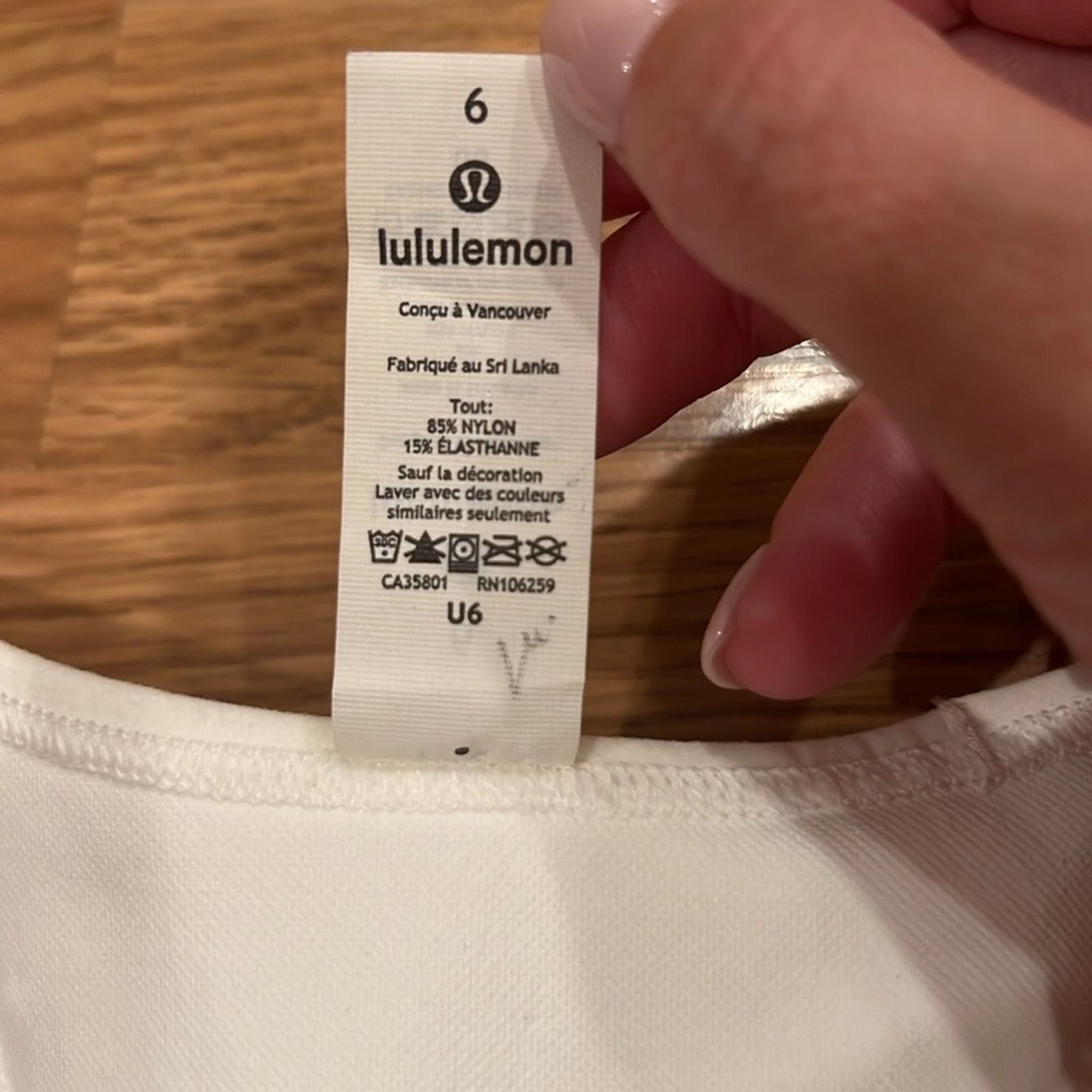 Lululemon Lululemon Ebb to Train Bra In White Size ONE SIZE - 7 Thumbnail