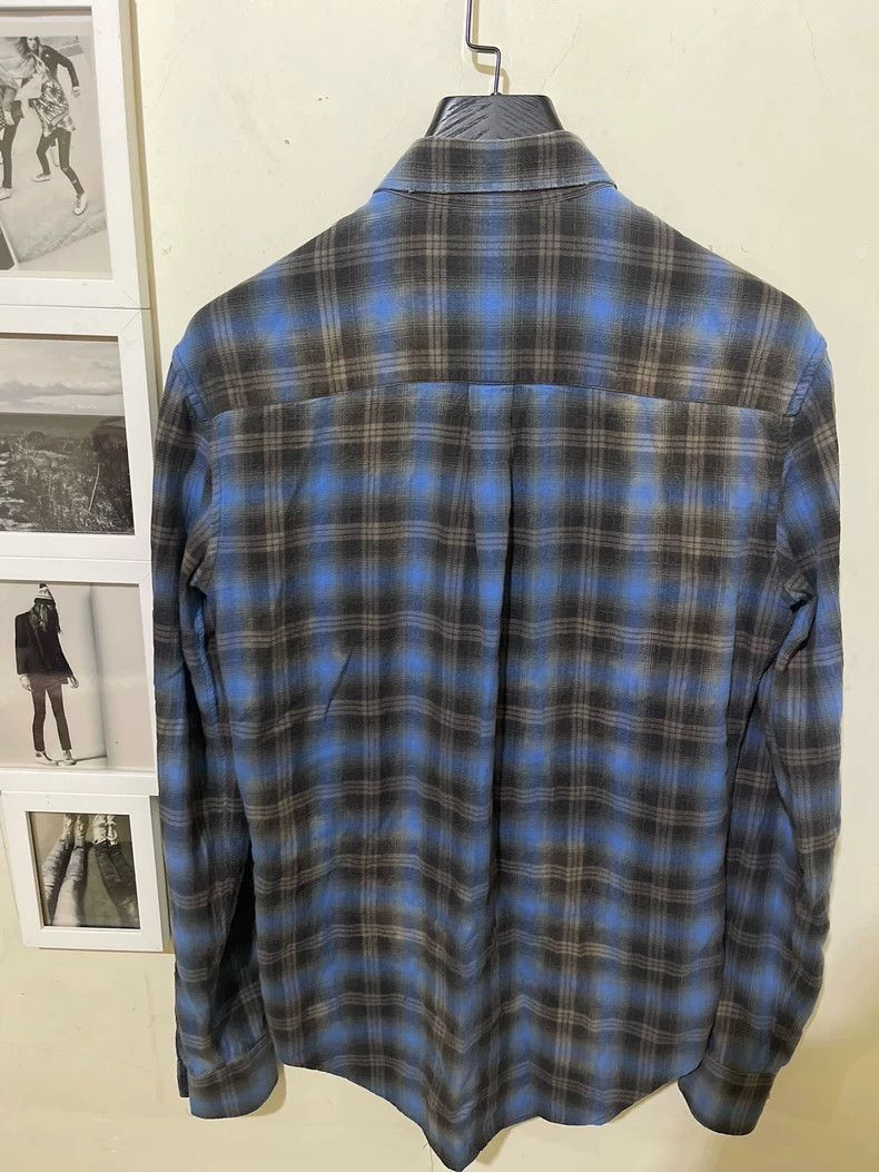 Saint Laurent Paris Saint Laurent Blue and Yellow Flannel Shirt-2505 Size US M / EU 48-50 / 2 - 5 Thumbnail