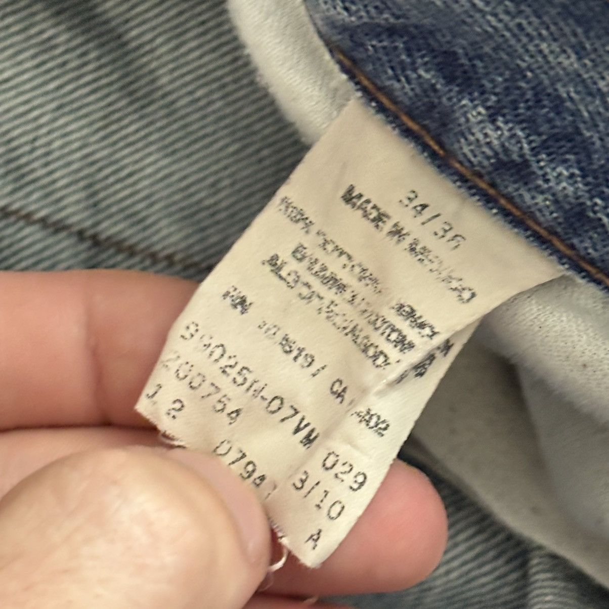 Harley Davidson Vintage 90’s Harley Davidson Baggy Jeans Y2K Punk Moto Size US 34 / EU 50 - 7 Thumbnail