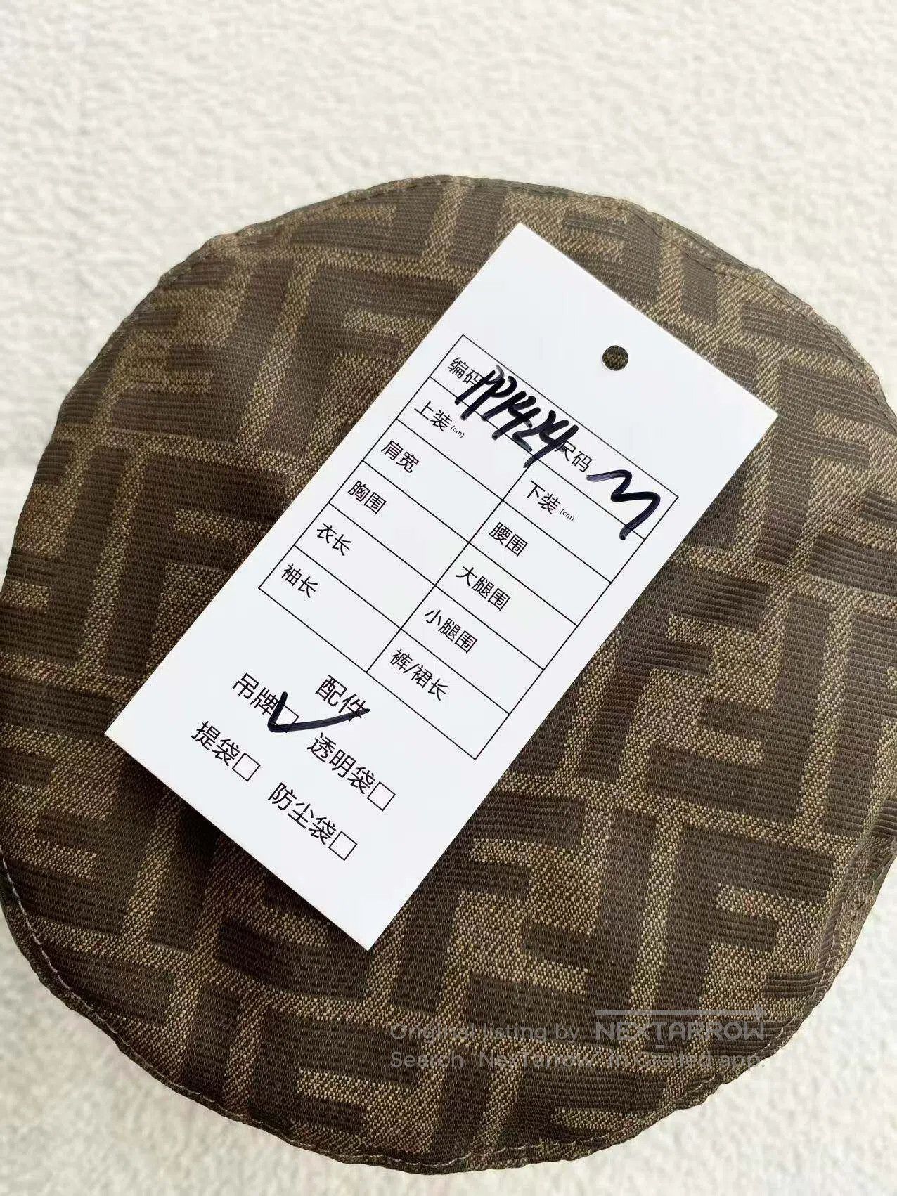 Fendi Fendi Size M The old flower is full of prints on the double Size ONE SIZE - 9 Thumbnail