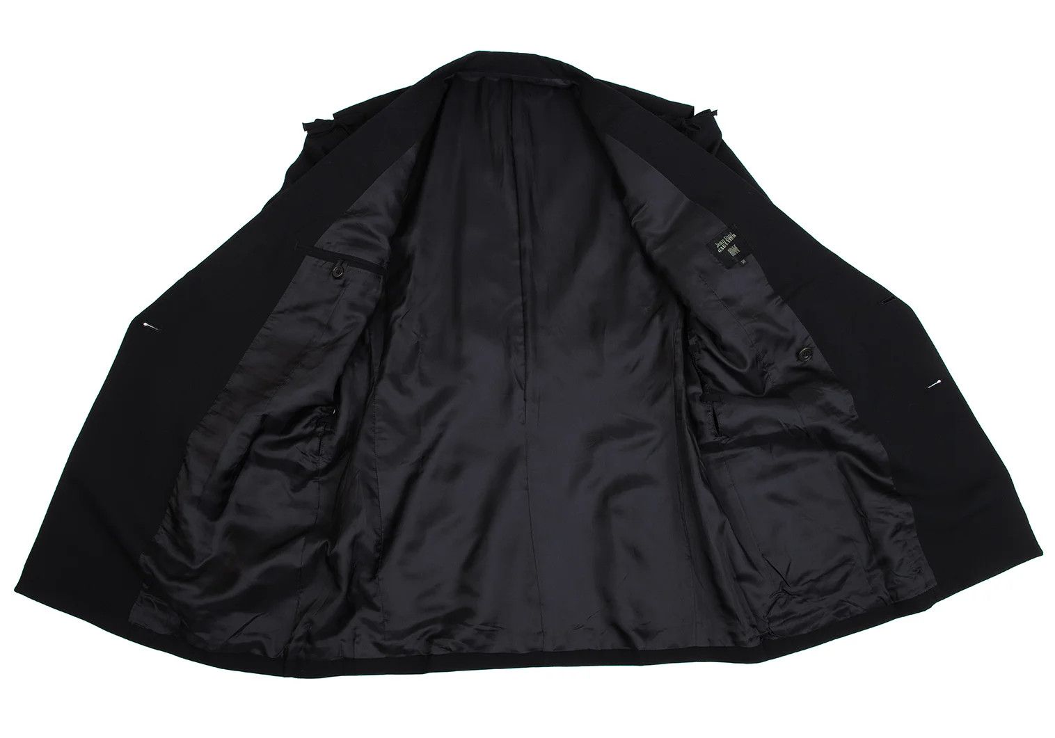 Jean Paul Gaultier Ribbon-Detach Design Wool Jacket in Black Size 50 Size US M / EU 48-50 / 2 - 15 Thumbnail