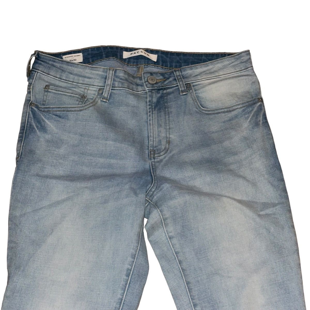 Pacsun PacSun light wash stacked skinny jeans Size US 31 - 5 Thumbnail