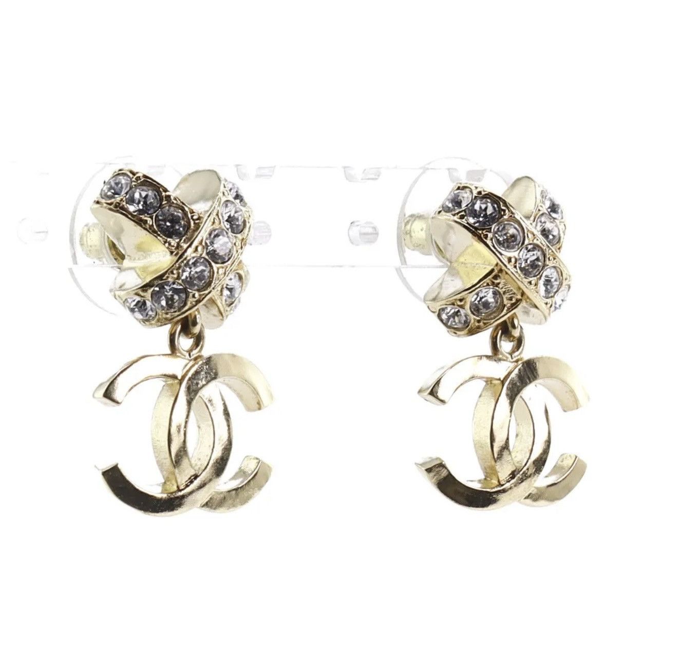 Chanel chanel metal logo earrings 0079 Size ONE SIZE - 1 Thumbnail