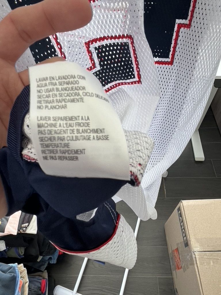 NFL × Reebok Vintage Ty Law Patriots Jersey Size US XL / EU 56 / 4 - 6 Thumbnail