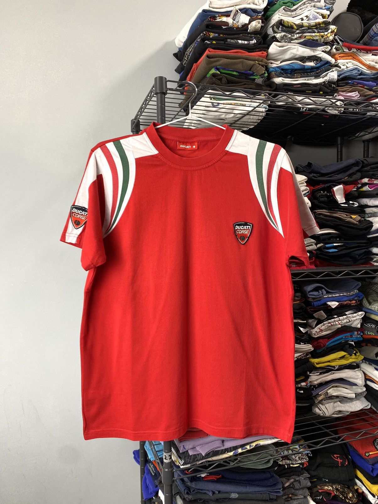 Ducati Vintage 90’s Ducati Corse Racing T Shirt Suzuki Honda Size US M / EU 48-50 / 2 - 1 Thumbnail