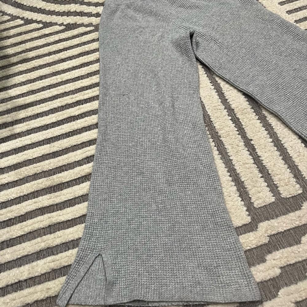 Designer Aerie waffle style flare pants Size 36" / US 14 / IT 50 - 7 Thumbnail