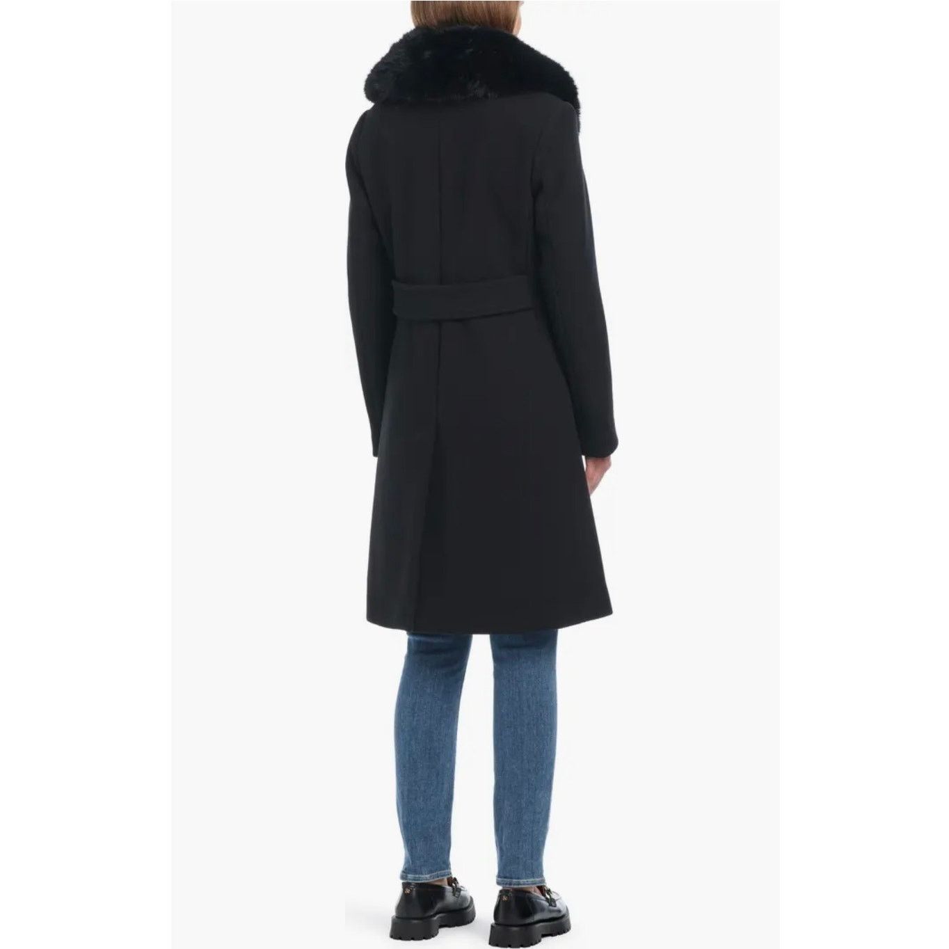 Kate Spade Kate Spade NWT Women’s Black Wool Blend Coat size L Size L / US 10 / IT 46 - 3 Thumbnail