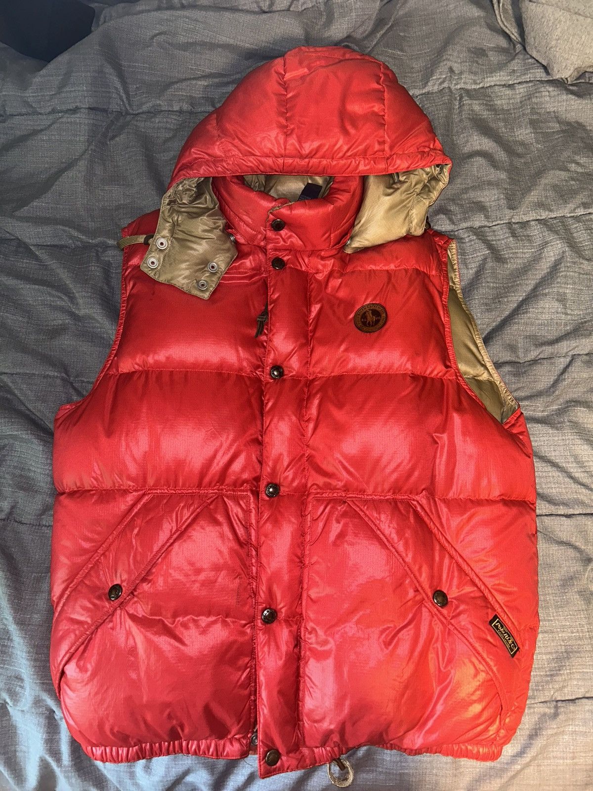 Polo Ralph Lauren Polo Puffer Vest Vintage Size US L / EU 52-54 / 3 - 1 Thumbnail