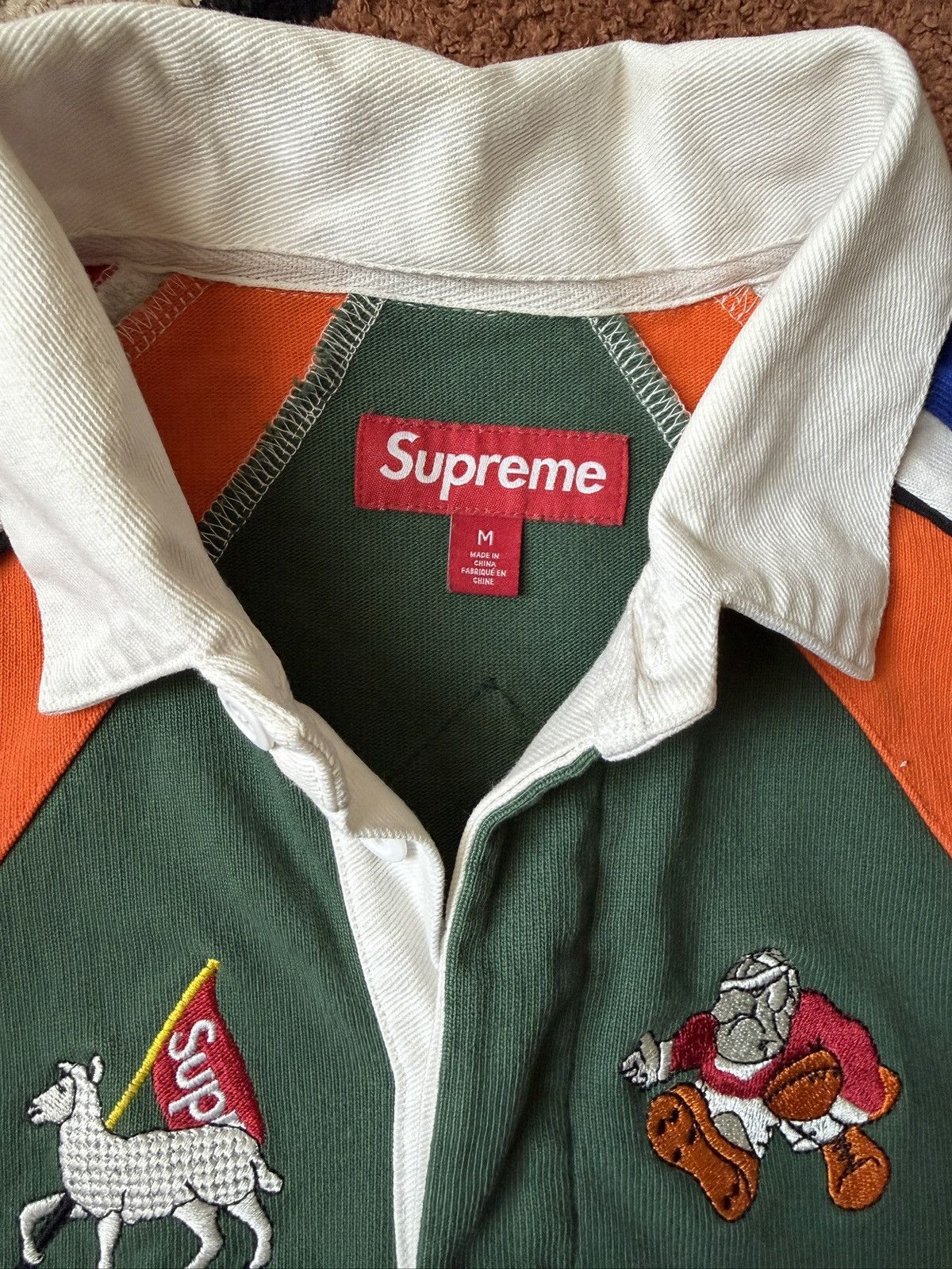 Supreme Supreme Short-Sleeve Rugby 'Multicolor' Size US M / EU 48-50 / 2 - 3 Thumbnail