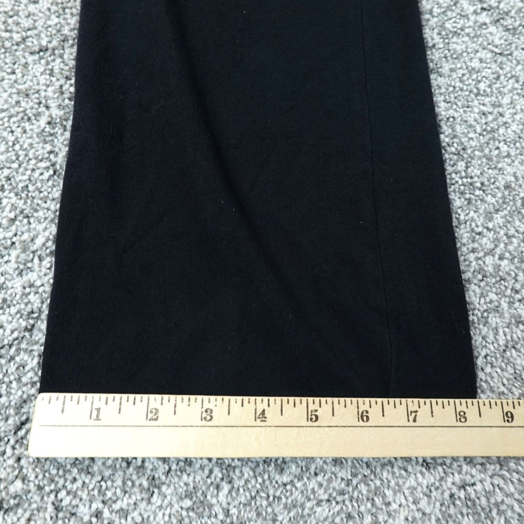 Eileen Fisher Eileen Fisher Pants Womens PL Black Pull On Low Rise Boot Flare Comfort Stretch Size 36" / US 14 / IT 50 - 2 Thumbnail