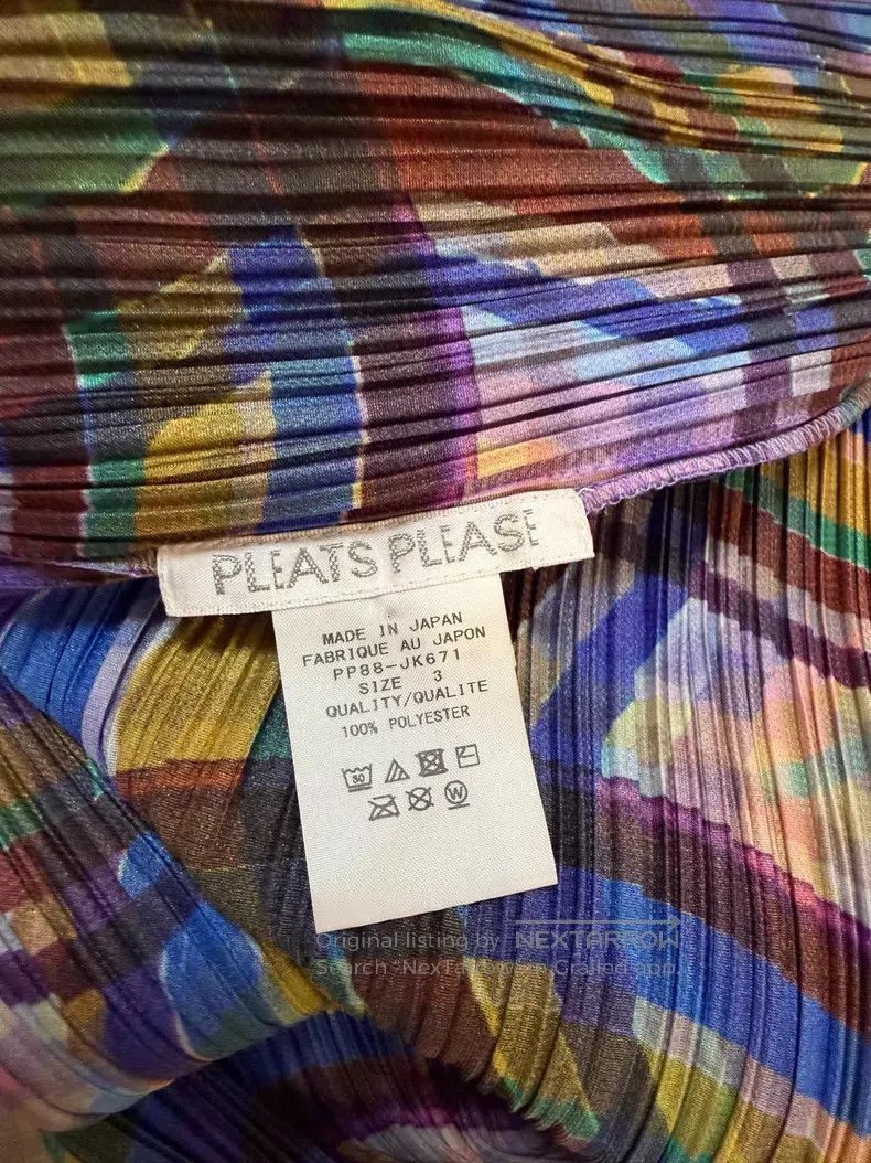Issey Miyake Issey Miyake Rainbow Spring Top Size L / US 10 / IT 46 - 2 Thumbnail