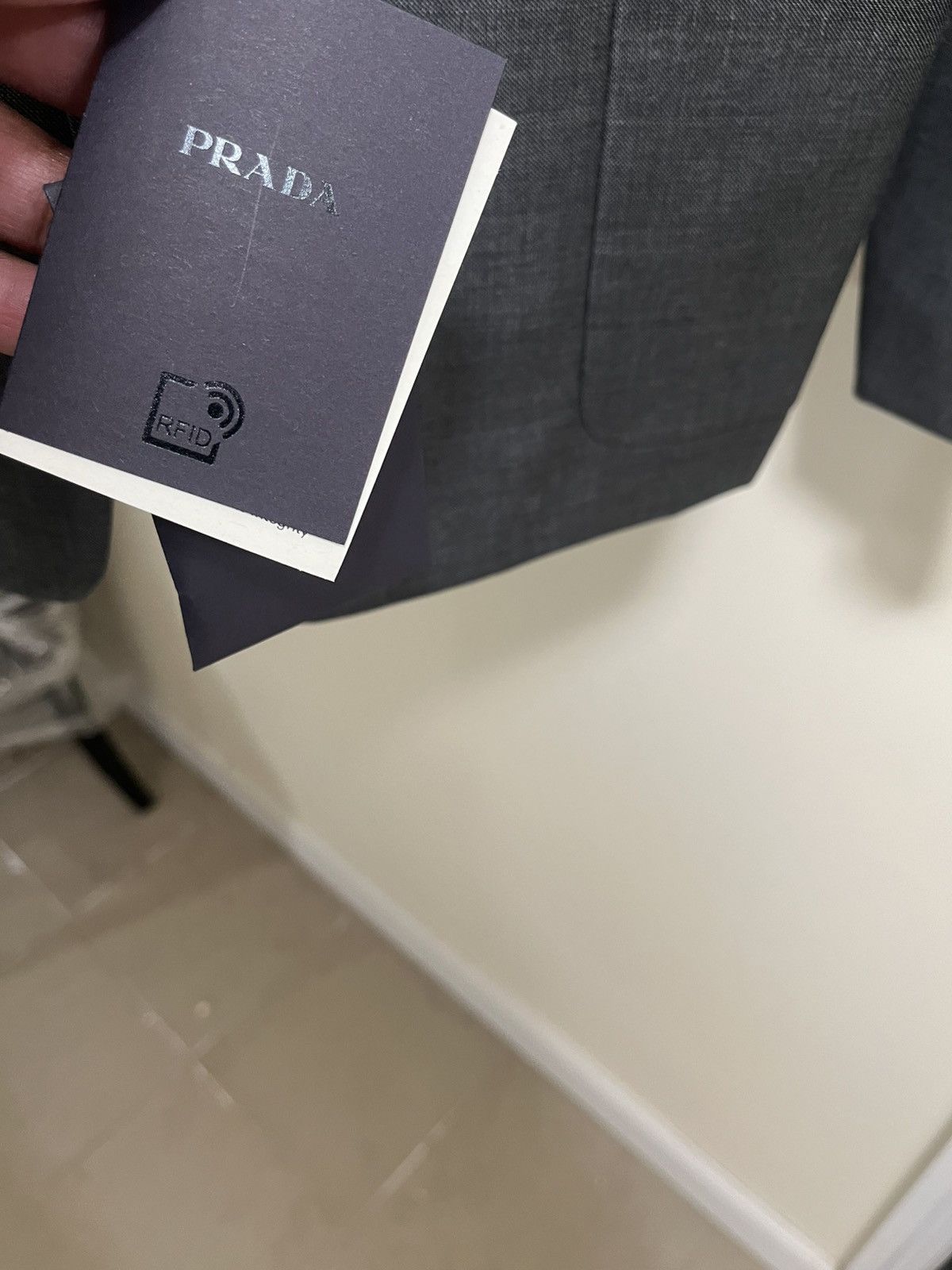 Prada Prada Wool-Blend Suit Jacket Sz 46R EU(36R us) Size 46R - 3 Thumbnail