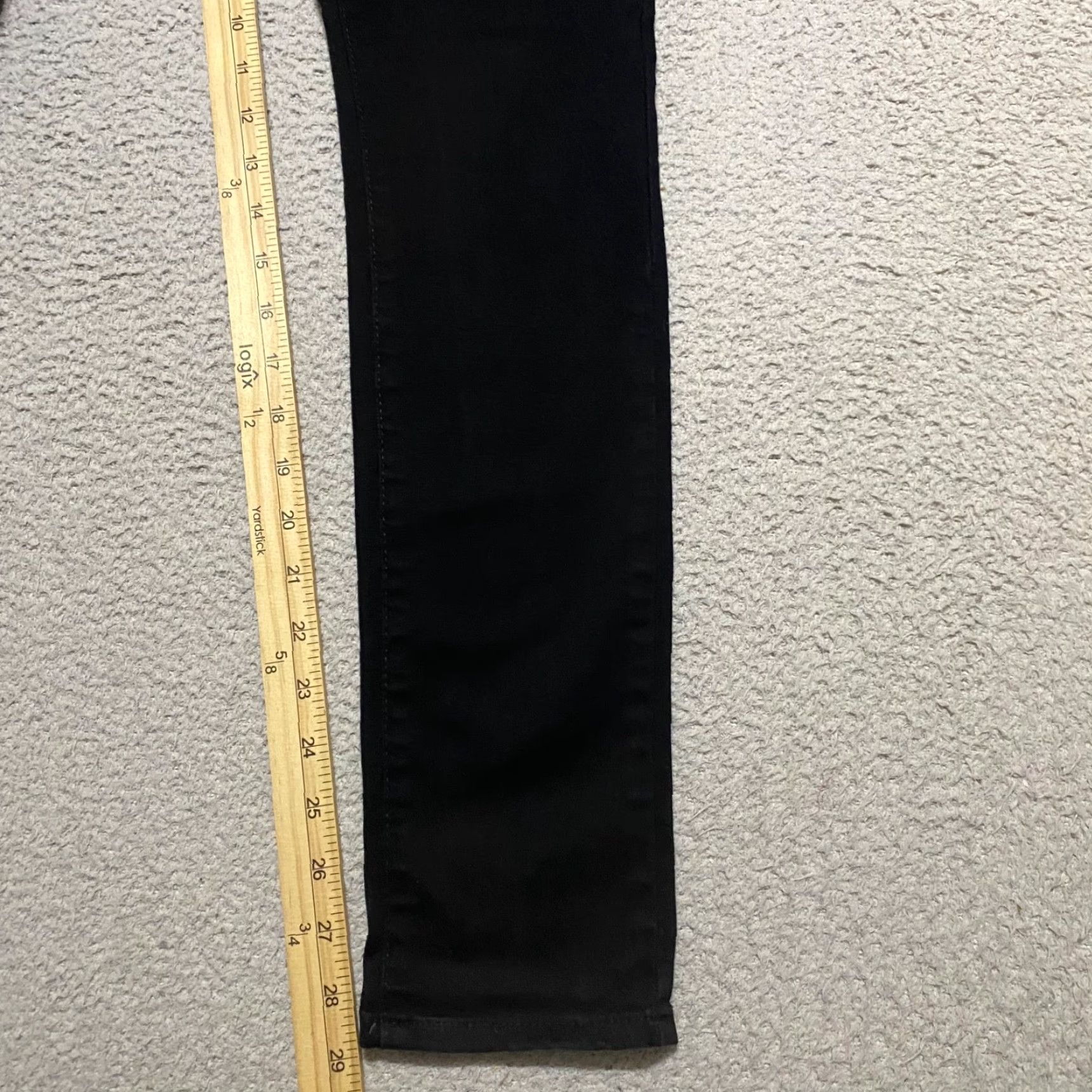 Levi's VINTAGE Levi's 311 Shaping Skinny Jeans Womens 28 Black Denim Dark Wash Mid Rise 5-Pocket Design Inseam 29 Size 27" / US 4 / IT 40 - 6 Thumbnail