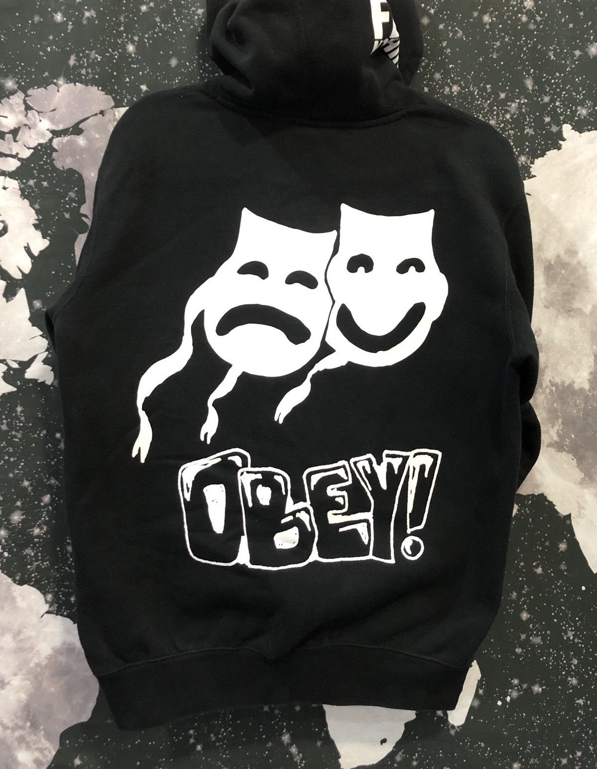 Obey Clothing Mens Graphic hoodie