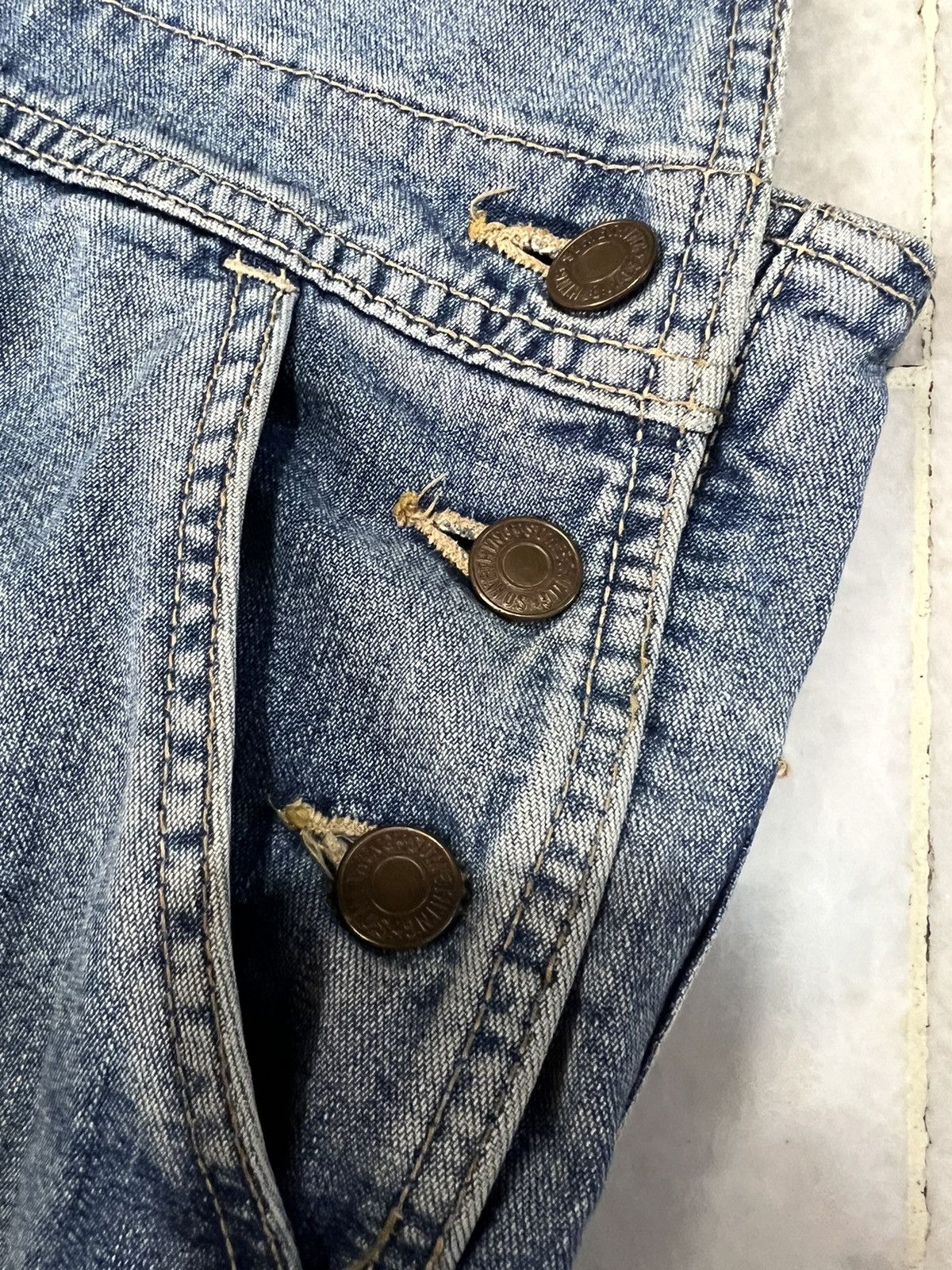 Edwin × If Six Was Nine Vintage 90’s Edwin Something Overall Jeans Size US 32 / EU 48 - 9 Thumbnail