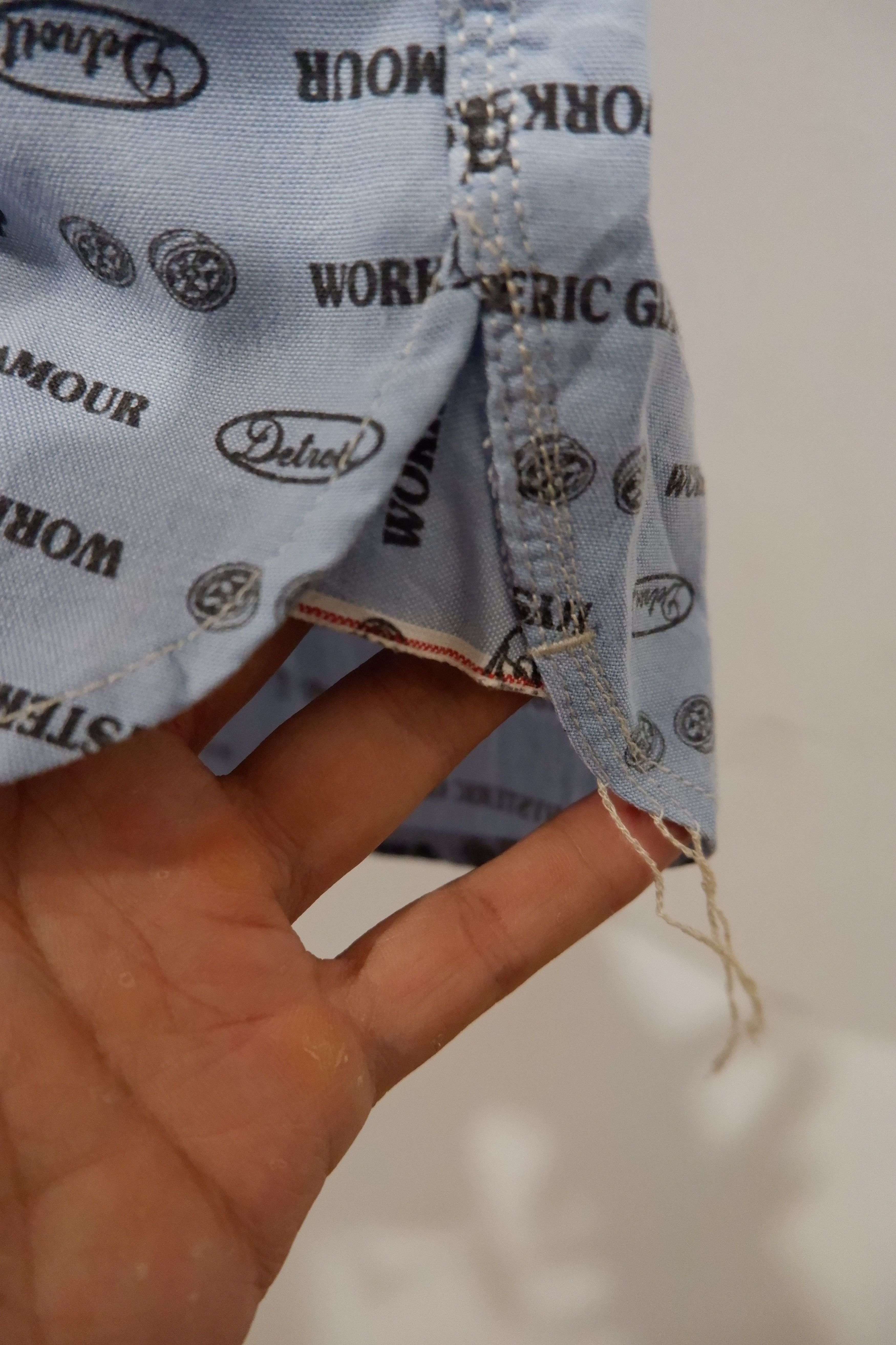 Hysteric Glamour Hysteric Glamour Workshop Detroit Printed Chambray Shirt Size US M / EU 48-50 / 2 - 6 Thumbnail