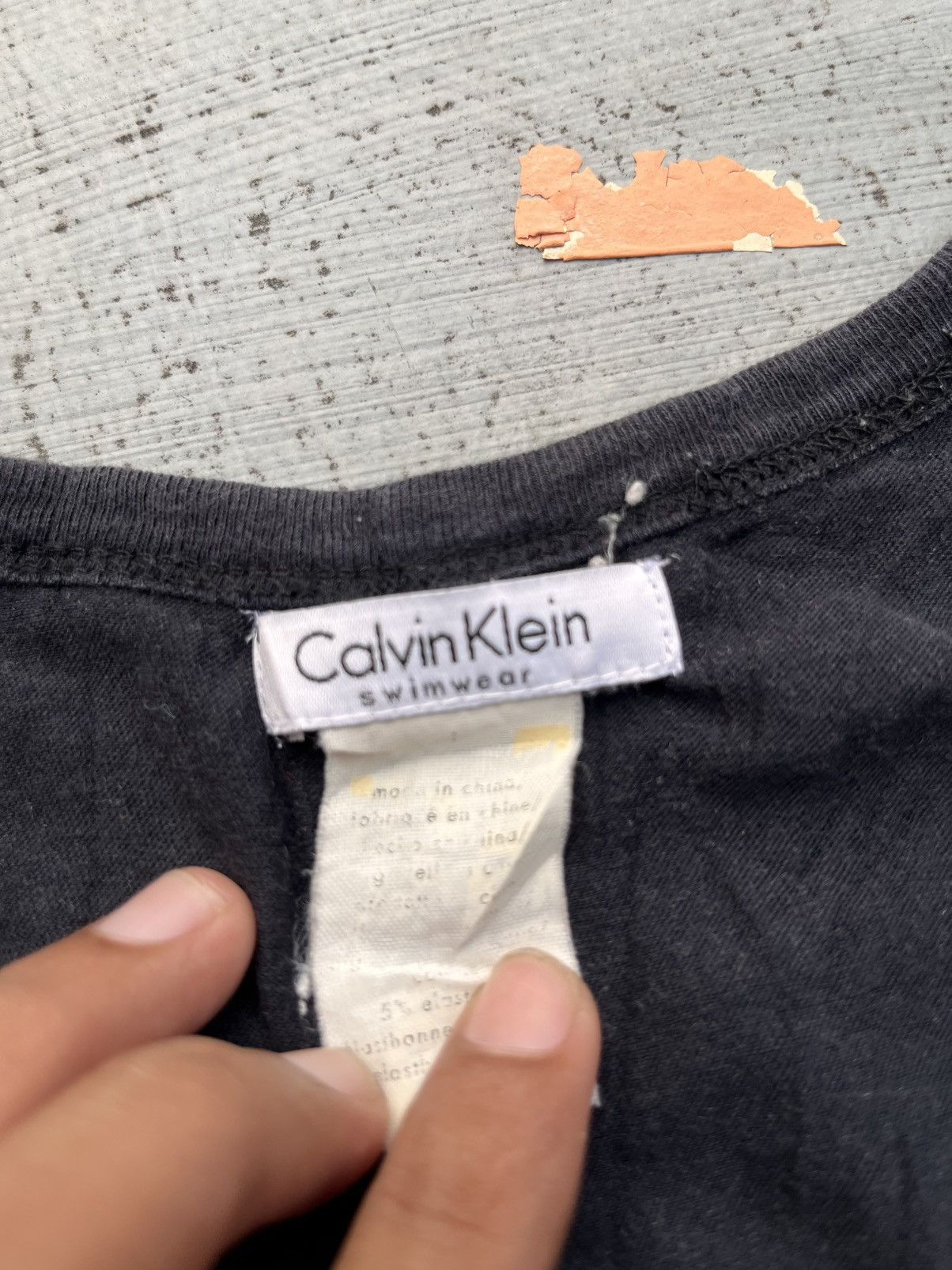 Calvin Klein × Calvin Klein 205W39NYC CALVIN KLEIN BLACK SWIMWEAR TANKTOP Size US S / EU 44-46 / 1 - 3 Thumbnail