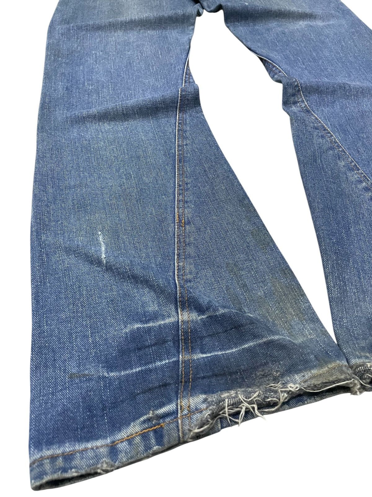 Japanese Brand × Le Grande Bleu (L.G.B.) × Tornado Mart Nylaus Japan Spiral Flare Studded Rhinestones Muddy Jeans Size US 32 / EU 48 - 17 Thumbnail