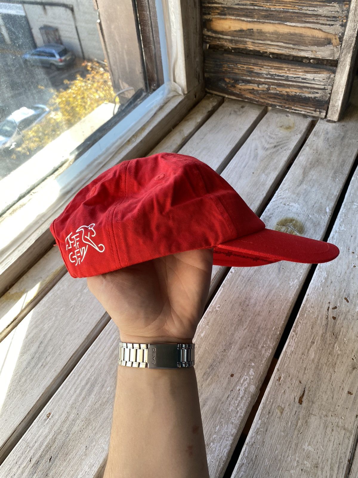 Puma 🔥Puma Swiss Soccer Team UBS Baseball Sport CAP HAT Size ONE SIZE - 4 Thumbnail
