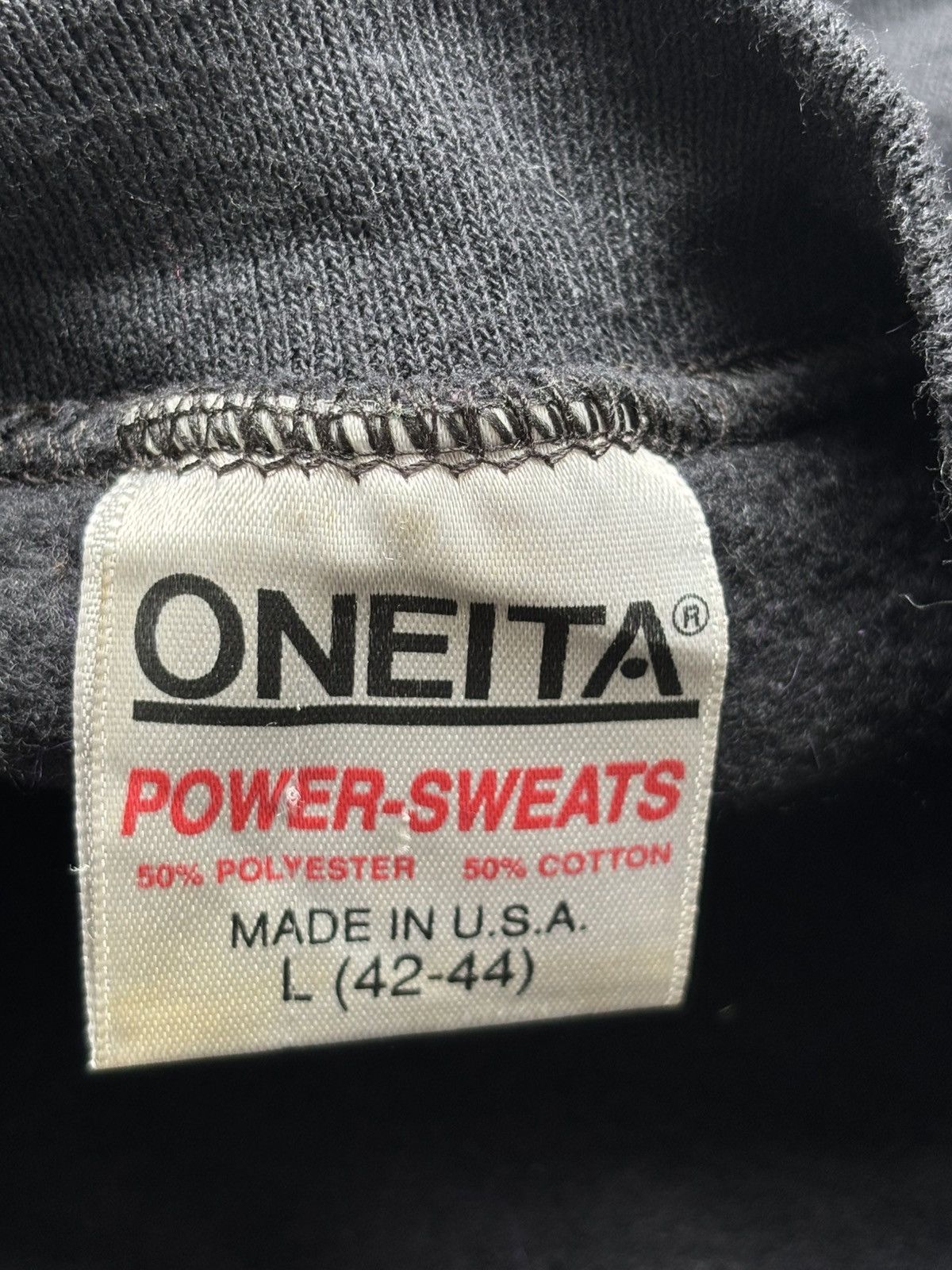 Vintage 1980s ONEITA Embellished Skeleton Sweater Size US L / EU 52-54 / 3 - 3 Thumbnail