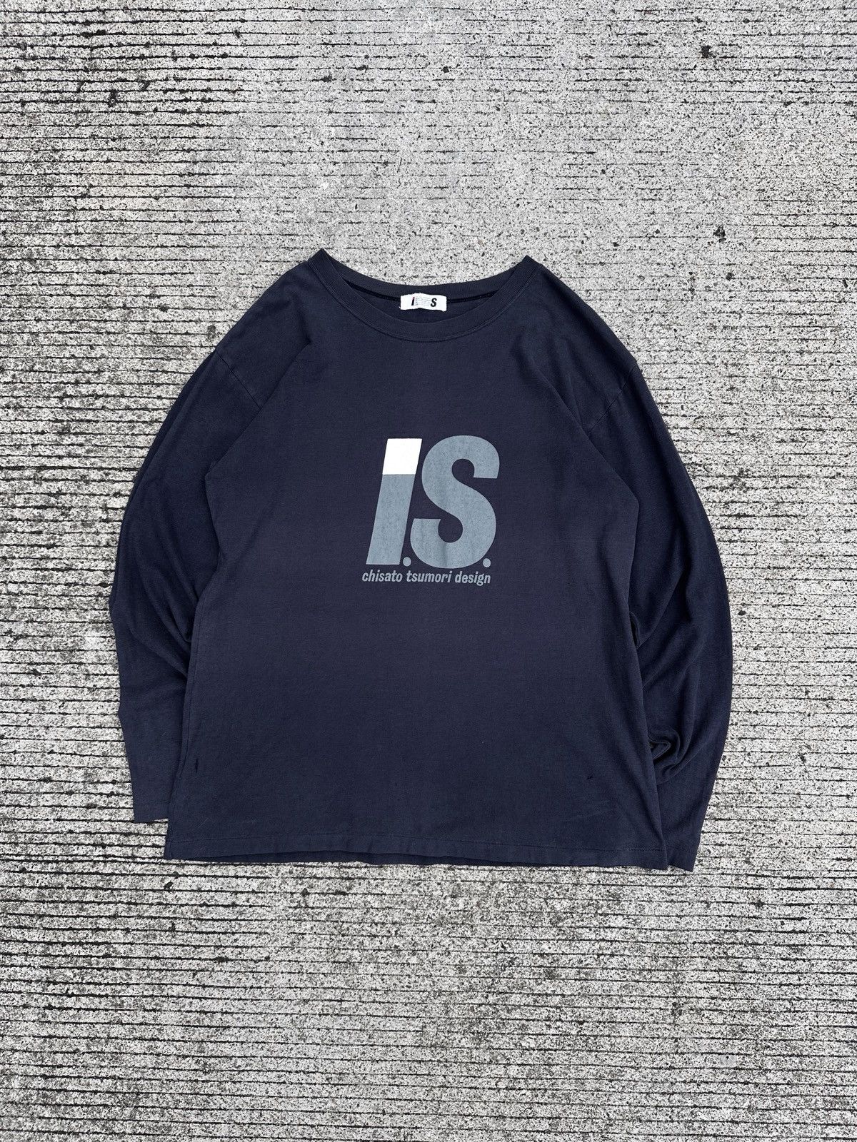 Issey Miyake × Tsumori Chisato Issey Miyake I.S. Issey Sport Big Logo Long Sleeve Tee Size US S / EU 44-46 / 1 - 1 Thumbnail