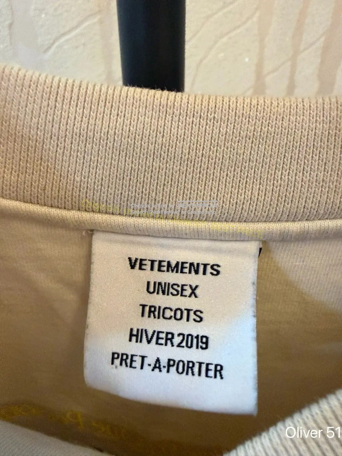 Vetements Vetements HIVER 2019 Runway Long Sleeve Sweatshirt LLLL24 Size US XS / EU 42 / 0 - 5 Thumbnail