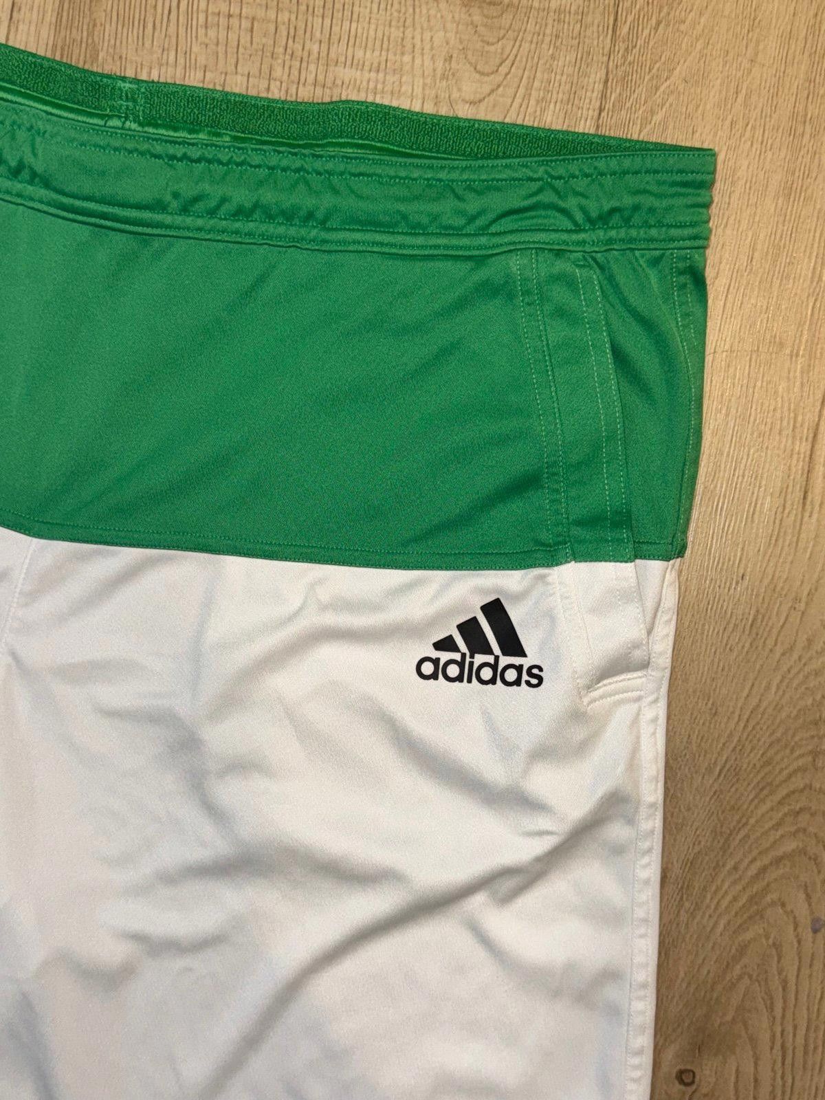 Adidas Adidas Green/White Soccer FC Athletic Shorts Mens MD Rare Size US 32 / EU 48 - 2 Thumbnail