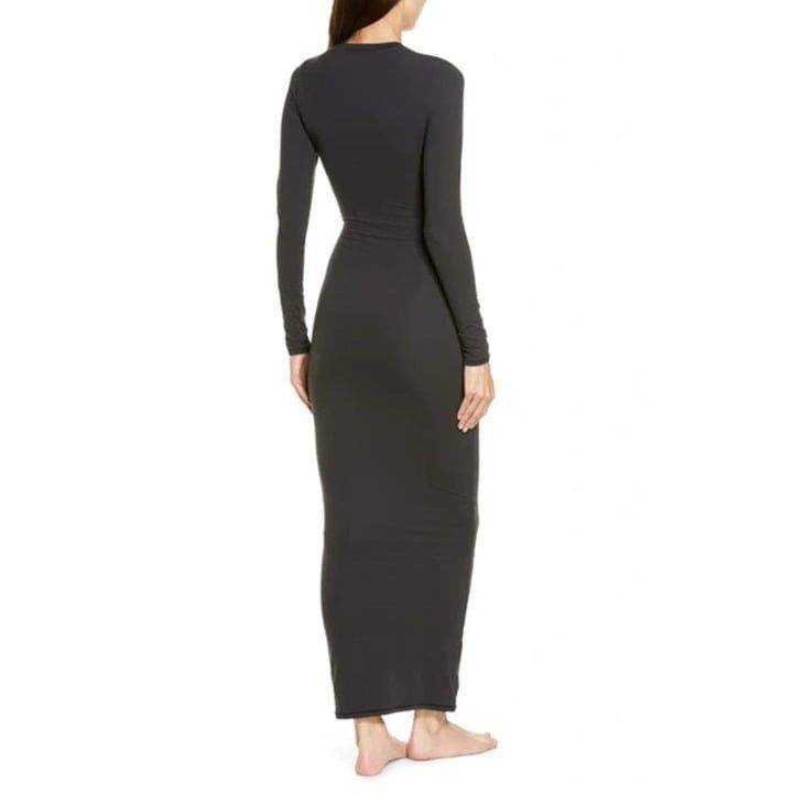 SKIMS SKIMS Fits Everybody Crew Neck Long Sleeve Maxi Dress Lounge Size S / US 4 / IT 40 - 5 Thumbnail