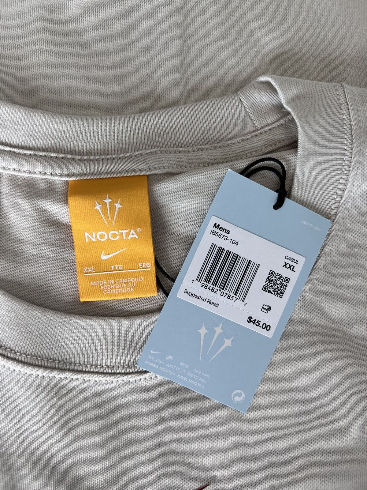 NOCTA × Nike Nike NOCTA Cricket Association Tee in Light Orewood Brown Size US XXL / EU 58 / 5 - 6 Thumbnail