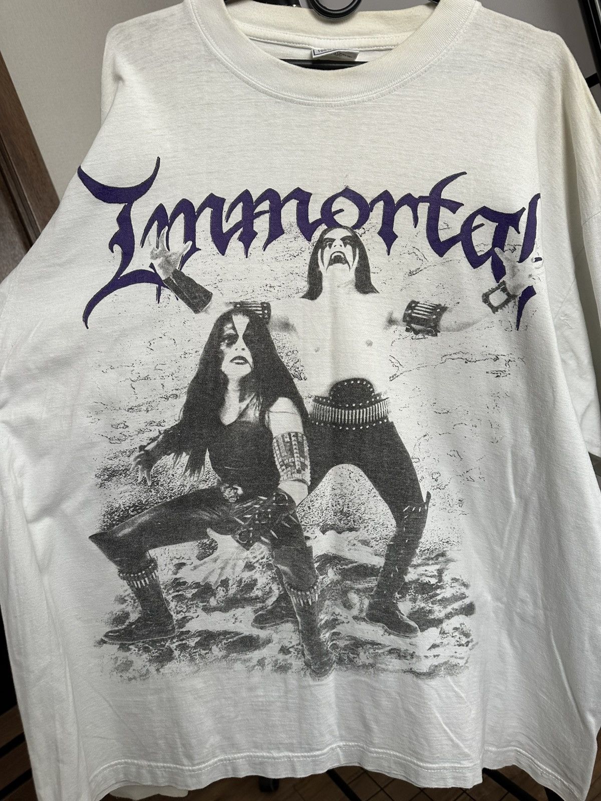 Band Tees 1999 Immortal At The Heart Of Winter Vintage Long Sleeve Tee Size US XL / EU 56 / 4 - 5 Thumbnail