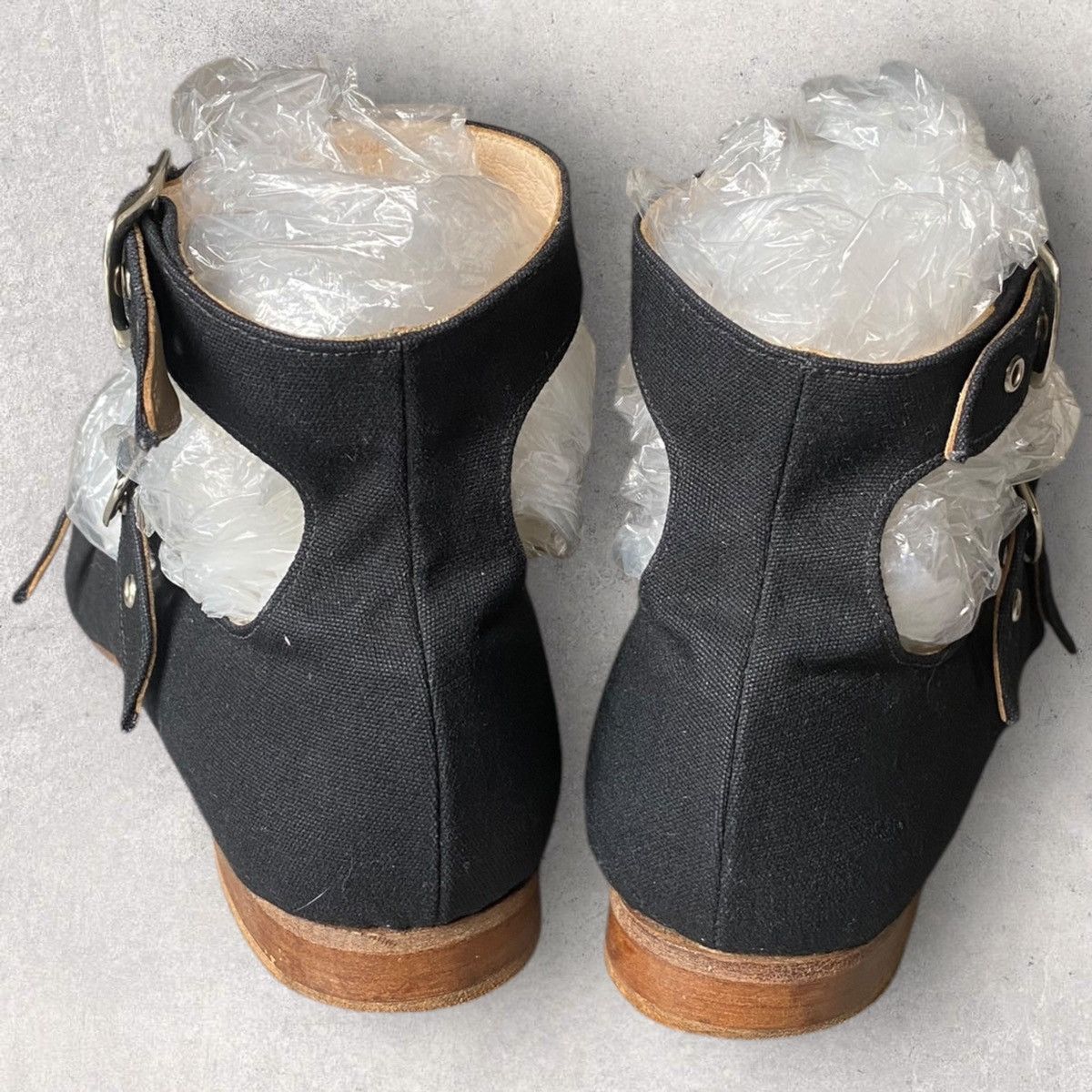 Vivienne Westwood Archive Black Canvas Roman 3 Strap Size US 8 / EU 41 - 4 Thumbnail