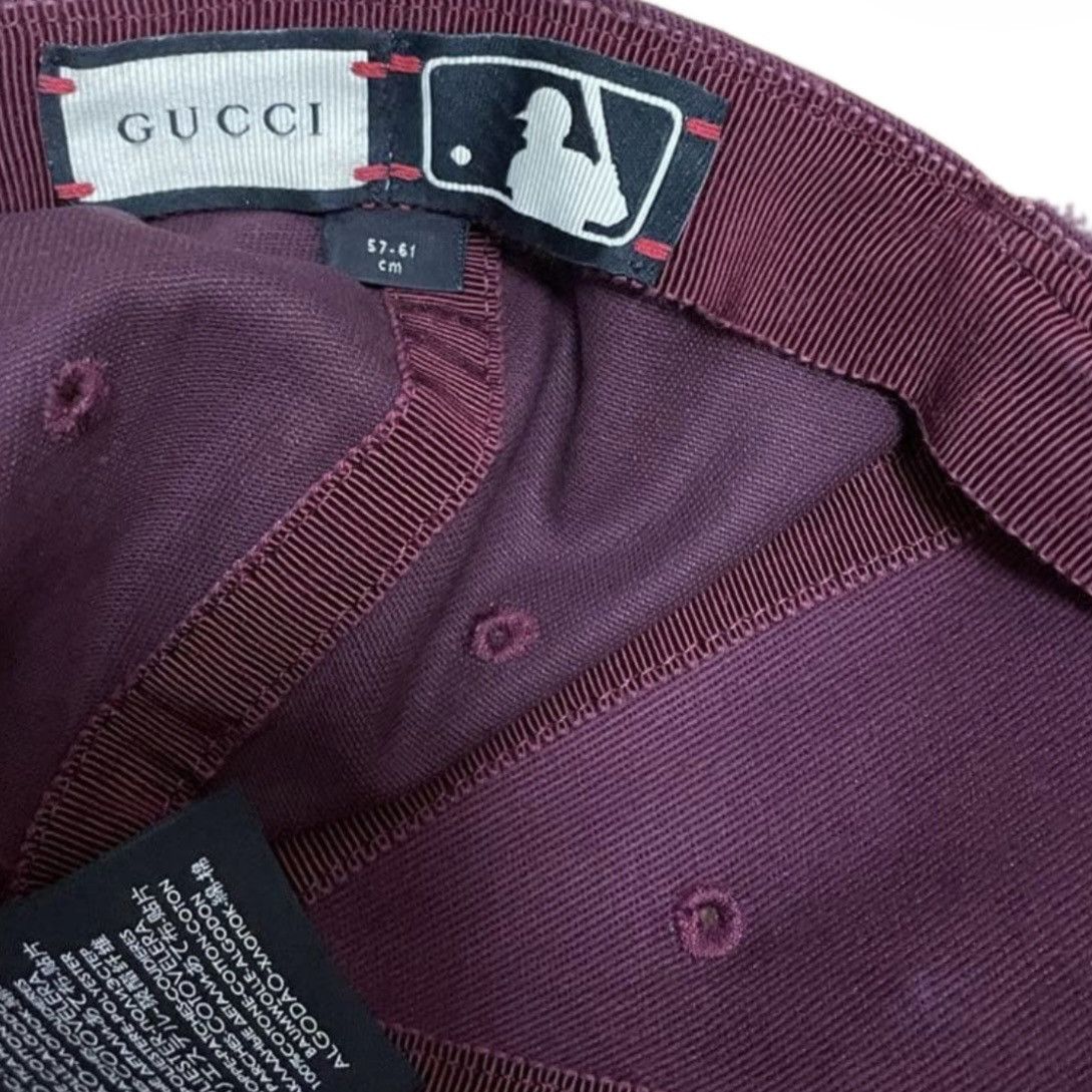 Gucci Gucci x MLB NY Yankees Butterfly Cap Size ONE SIZE - 3 Thumbnail