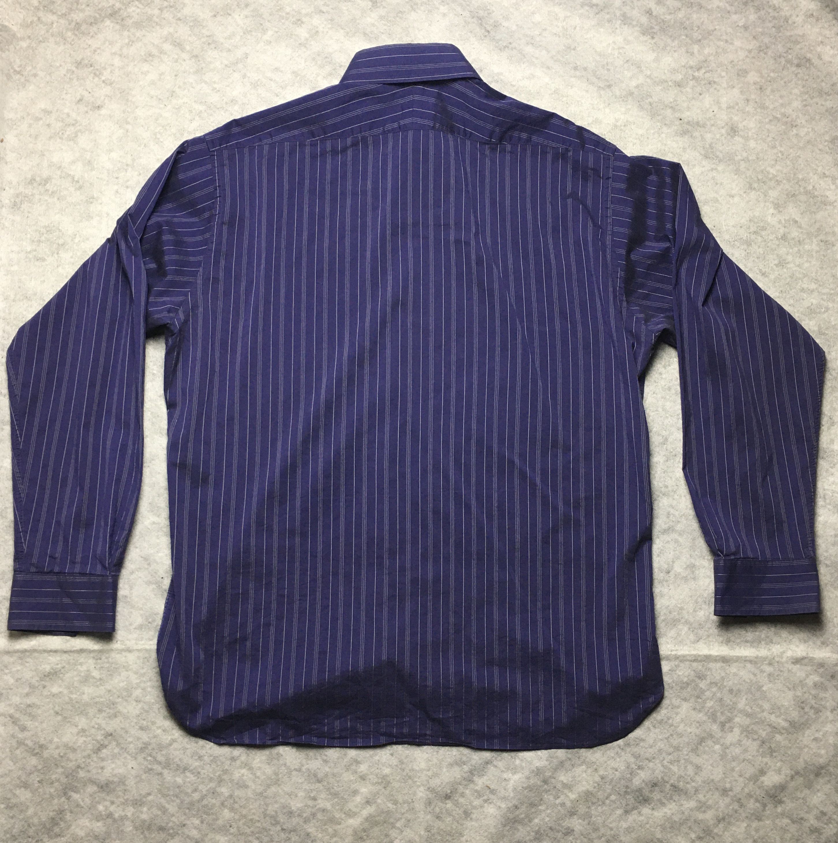 Burberry Burberry London Vintage Striped Shirt 43/17 Size 44S - 2 Thumbnail