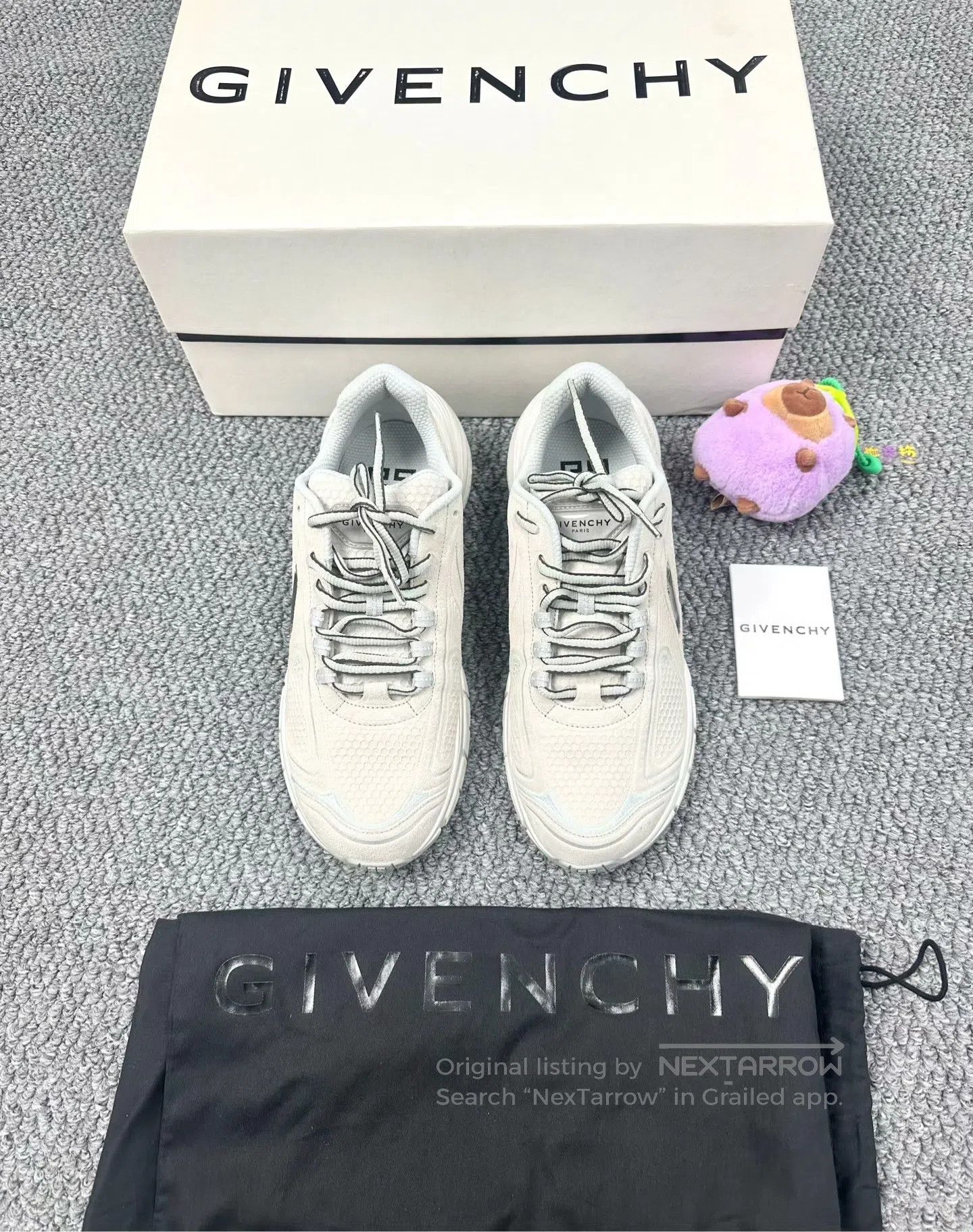 Givenchy Givenchy Grey Distressed Athletic Shoes| Size US 8 / EU 41 - 2 Thumbnail