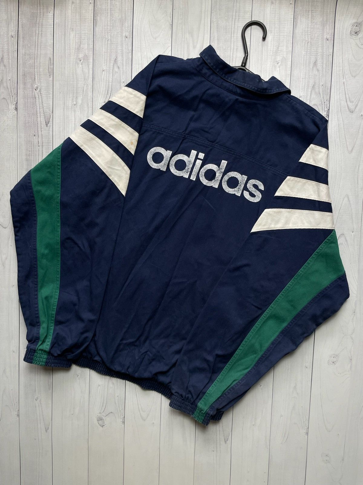 Vintage Vintage adidas rugby jersey sweatshirt size L logo Size US L / EU 52-54 / 3 - 2 Thumbnail