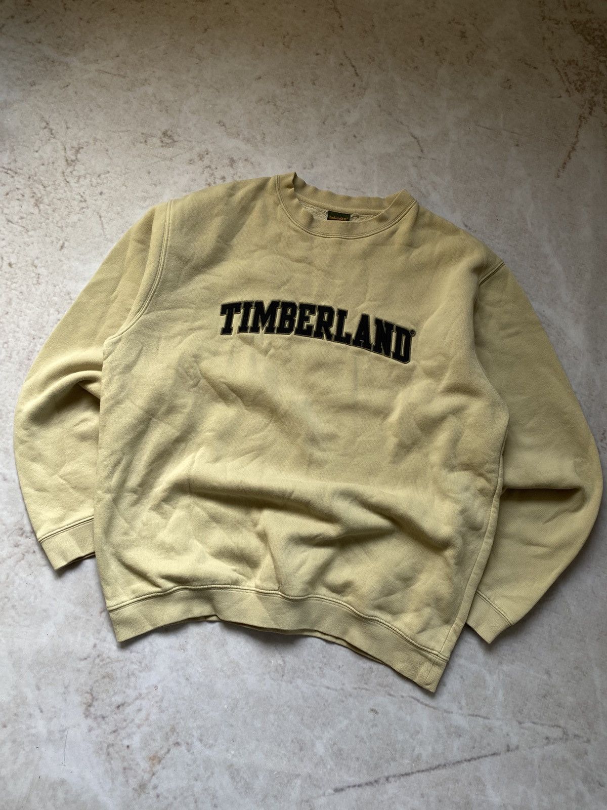 Timberland × Vintage Vintage Timberland Embroidered Logo Y2k Sweatshirt Rare (M) Size US M / EU 48-50 / 2 - 1 Thumbnail