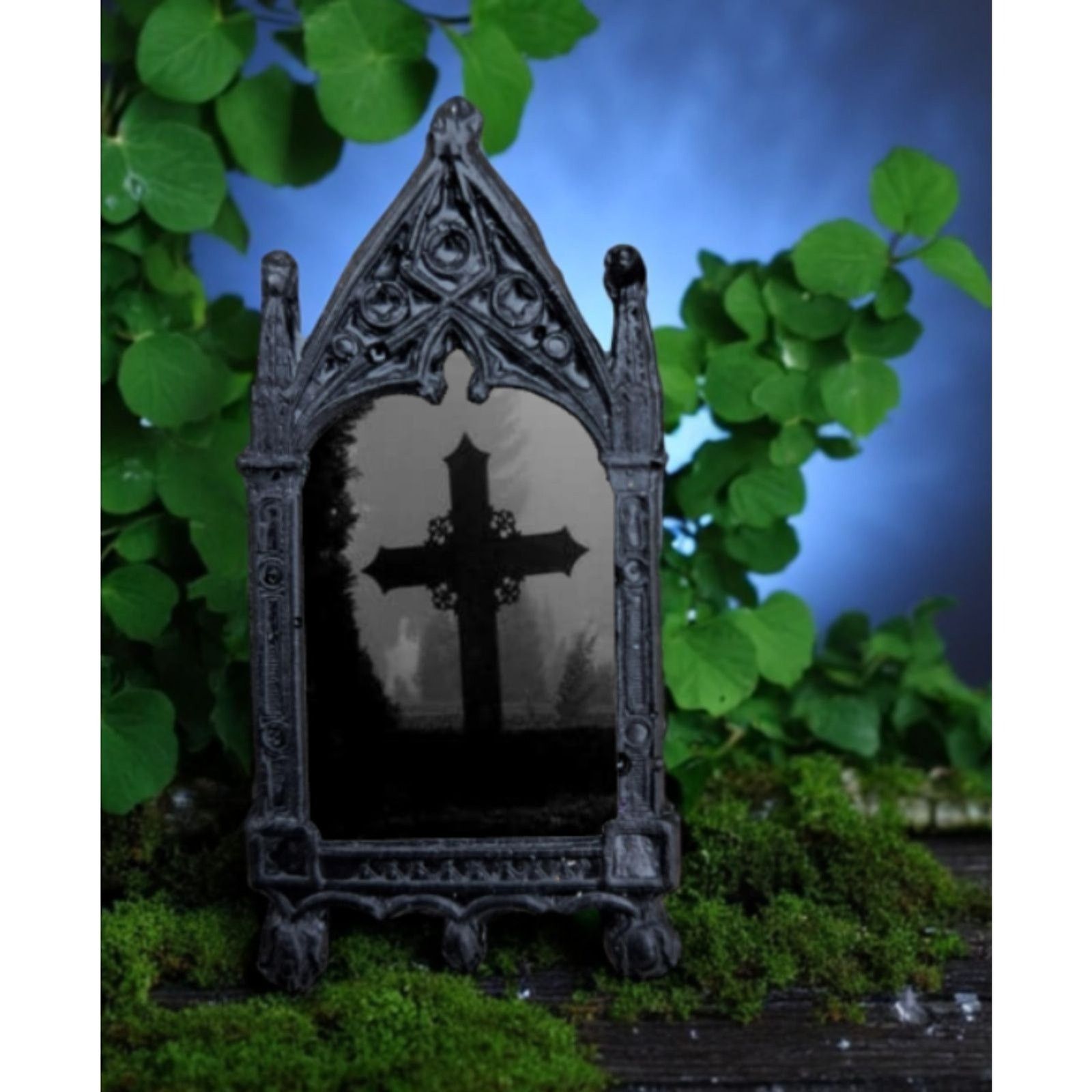 Other Black Cross Pin Gothic Purse Religious Cemetery Accessory Size ONE SIZE - 2 Thumbnail